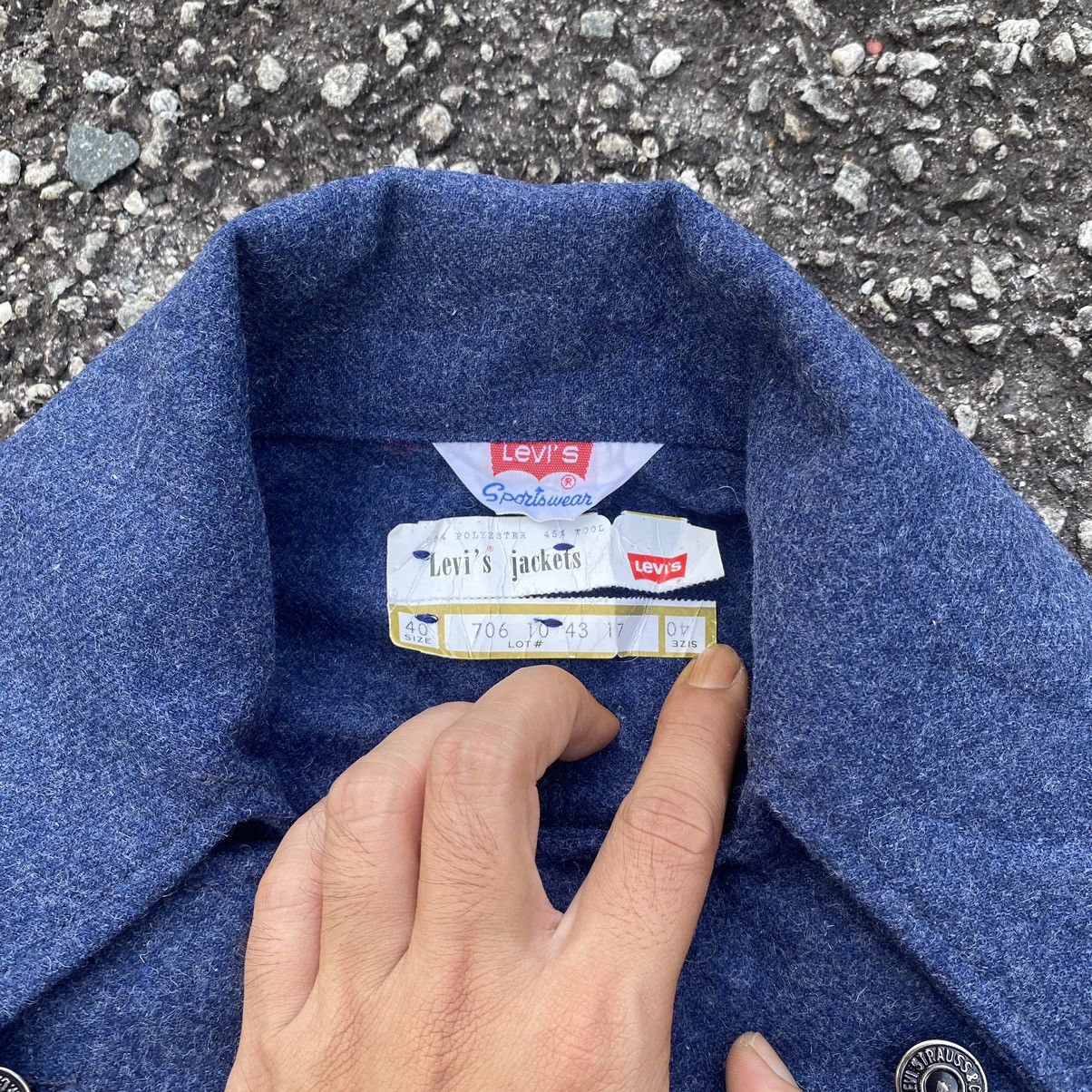 Levi's × Levi's Vintage Clothing Levis Jacket Lot 706 Wool Size 40 Size M / US 6-8 / IT 42-44 - 4 Thumbnail