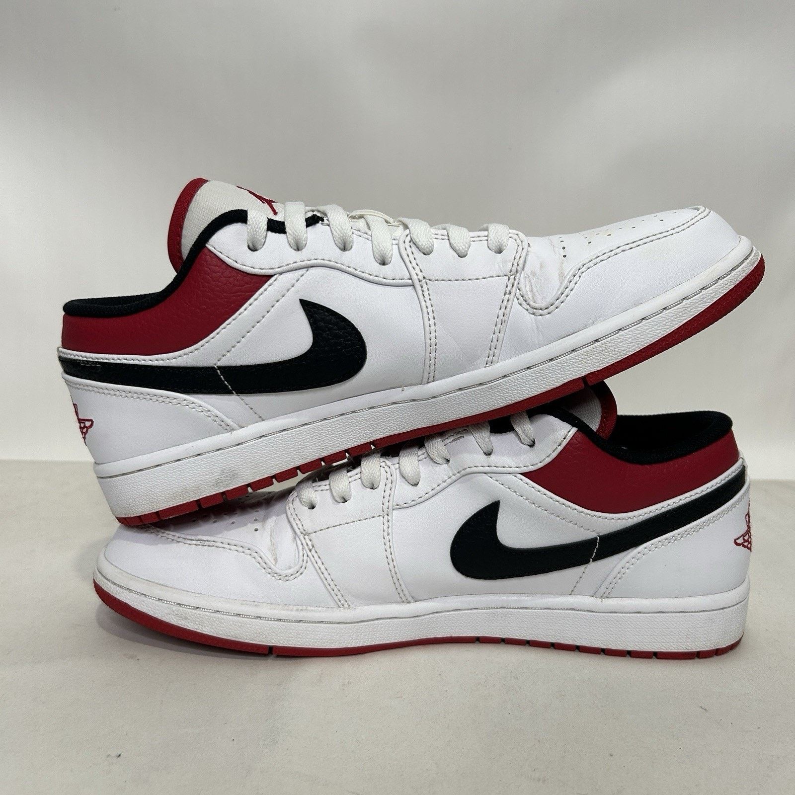 Jordan Brand Nike Air Jordan 1 Low Retro “White University Red” Size US 10.5 / EU 43-44 - 3 Thumbnail