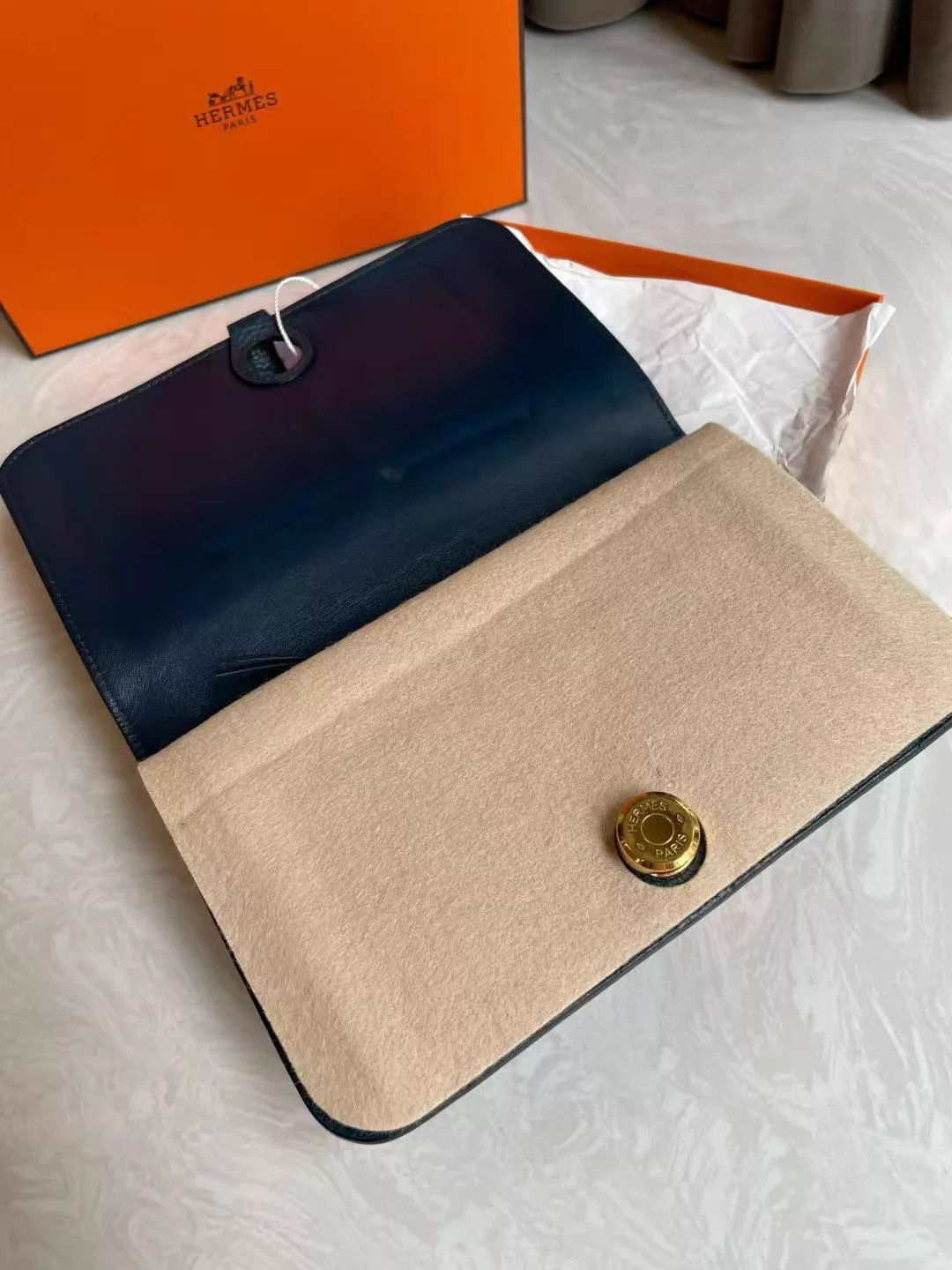 Hermes Hermès Dogon Duo Wallet Mint Condition N Stamp With Box Size ONE SIZE - 3 Thumbnail