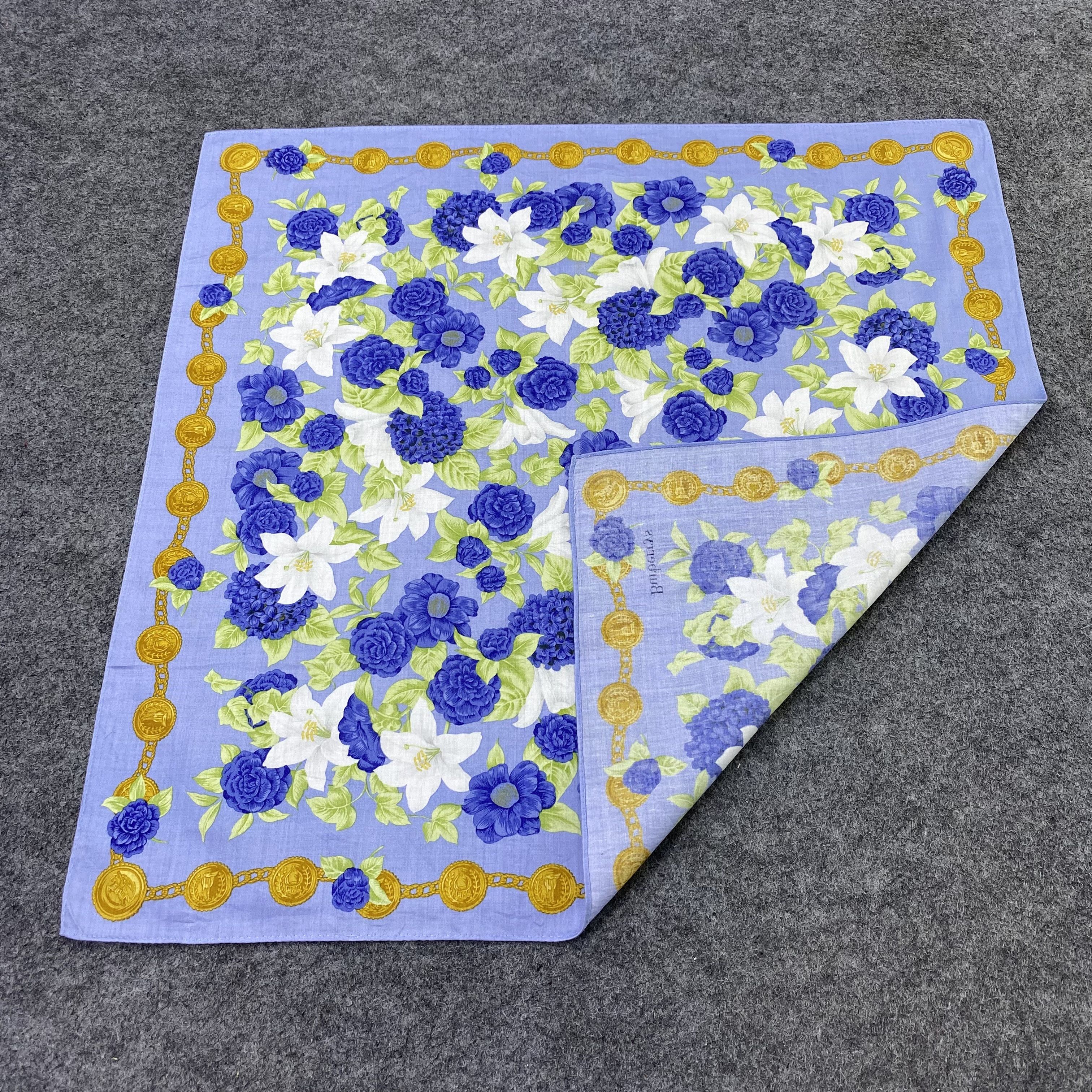 Burberry Vintage Burberrys Handkerchief Neckerchief Bandana-B2057 Size ONE SIZE - 5 Thumbnail
