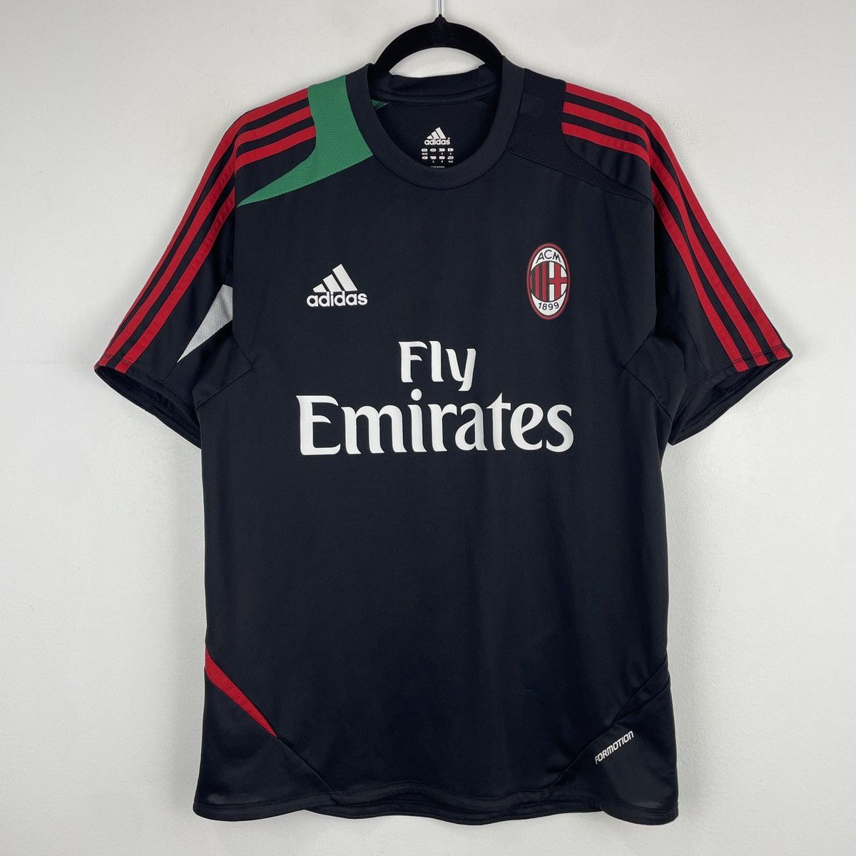 Adidas AC Milan Adidas Training Jersey Shirt Men 2012/2013 Size US M / EU 48-50 / 2 - 1 Thumbnail