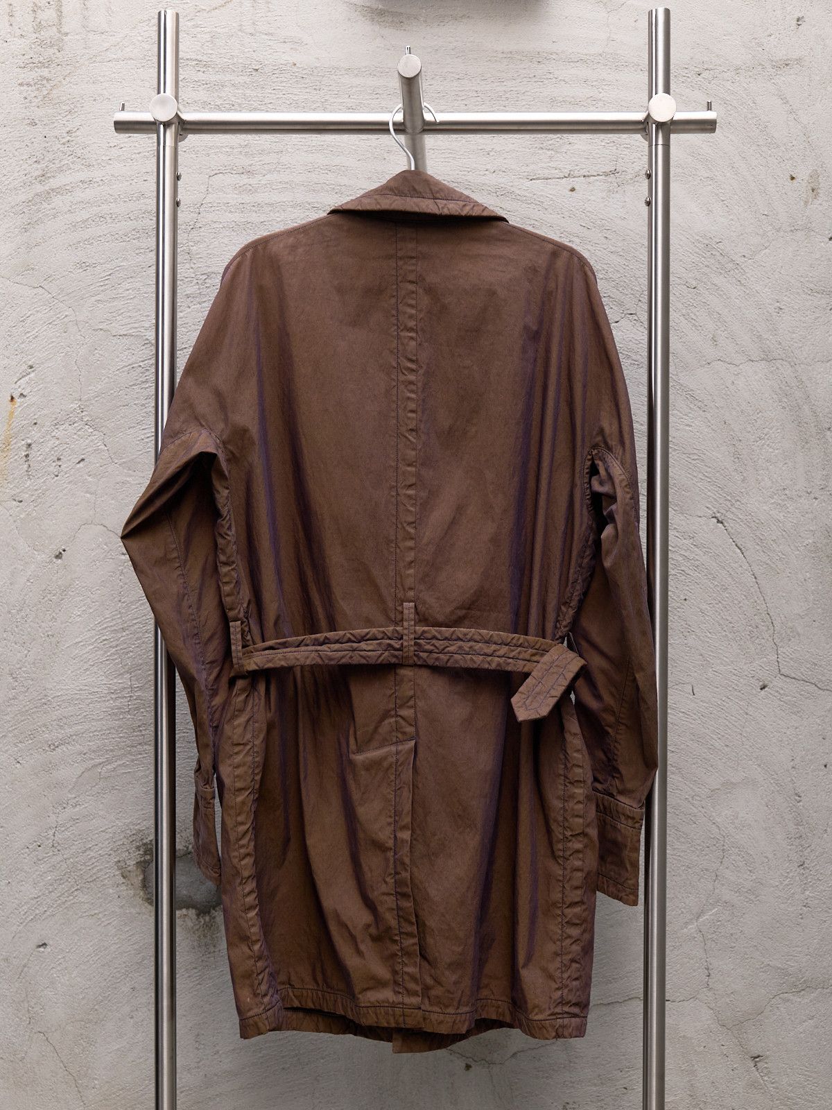 08sircus 08sircus Glossy Fabric Nylon Trench Coat Size US M / EU 48-50 / 2 - 4 Thumbnail