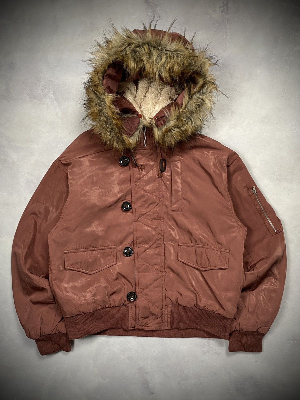 Japanese Brand N2B Jacket Fur Racoon LGB Style Size US L / EU 52-54 / 3 - 1 Thumbnail