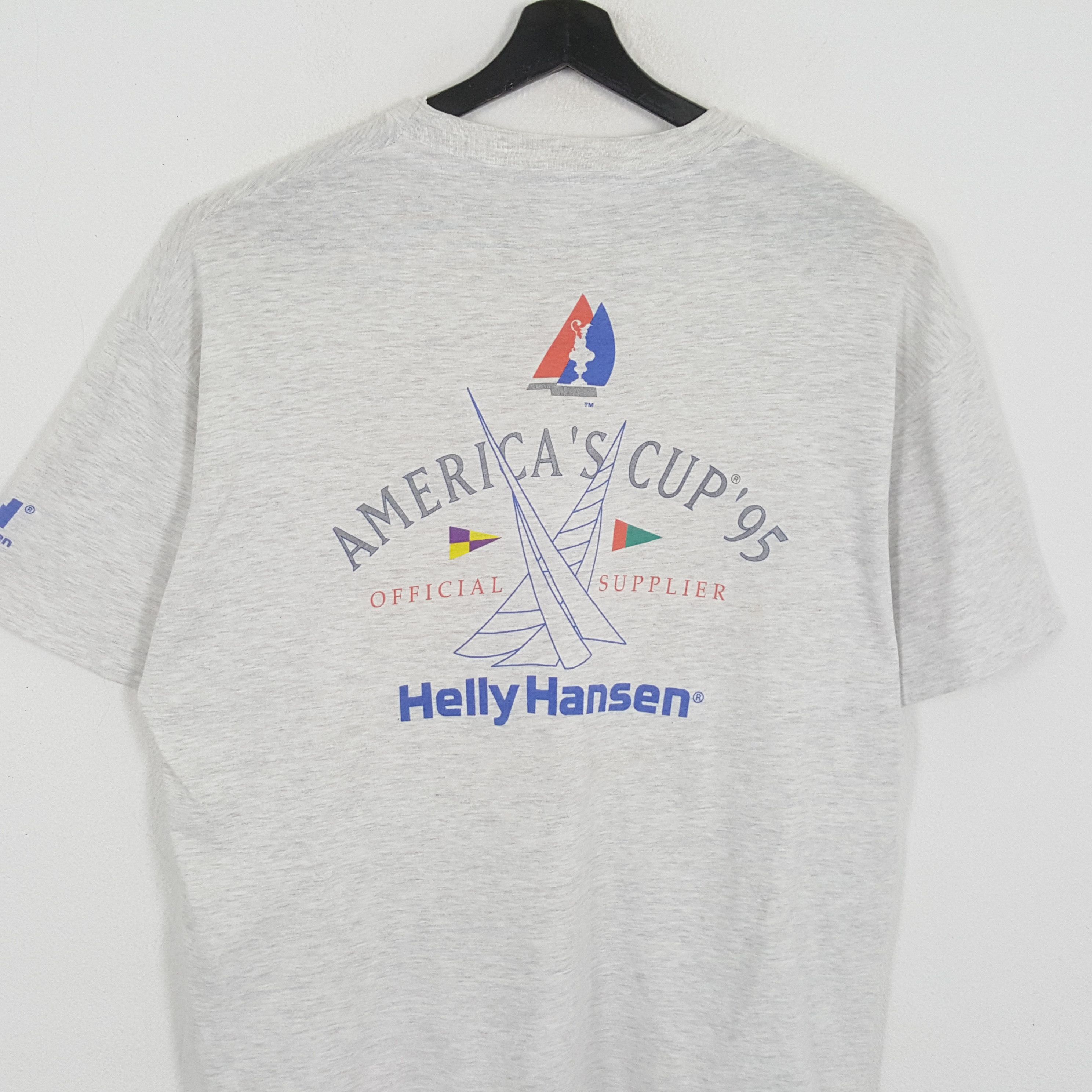 Hanes × Helly Hansen × Vintage AMERICA CUP 1995 HELLY HANSEN Promo Style Vintage Tshirt Size US XL / EU 56 / 4 - 2 Thumbnail