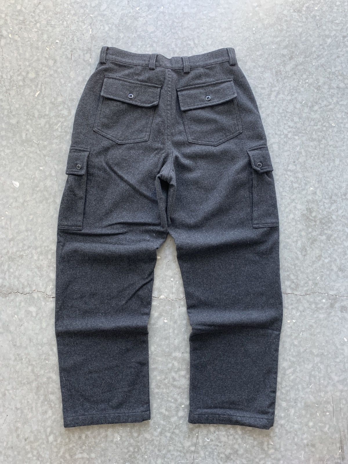 Gap Crazy Vintage Y2K Gap Wool Cargo Pants 30x30 Baggy Fit Size US 30 / EU 46 - 6 Thumbnail