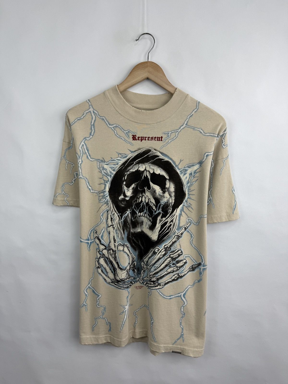 Represent Clo. 🇺🇸 Y2K Represent Clo Louder Than Hell T-Shirt Rare Retro Hype Size US M / EU 48-50 / 2 - 4 Thumbnail