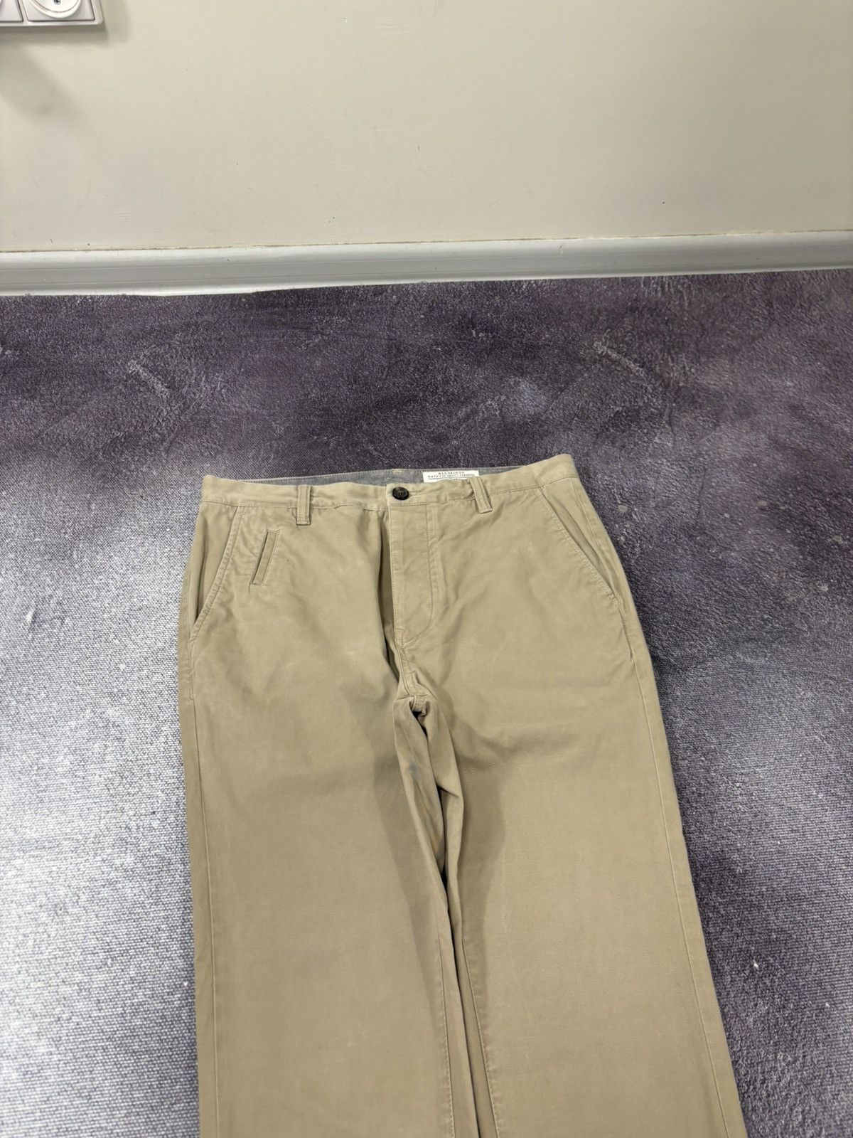 Allsaints AllSaints Men’s Slim Straight Cotton Stretch Chino Pants Size US 30 / EU 46 - 4 Thumbnail