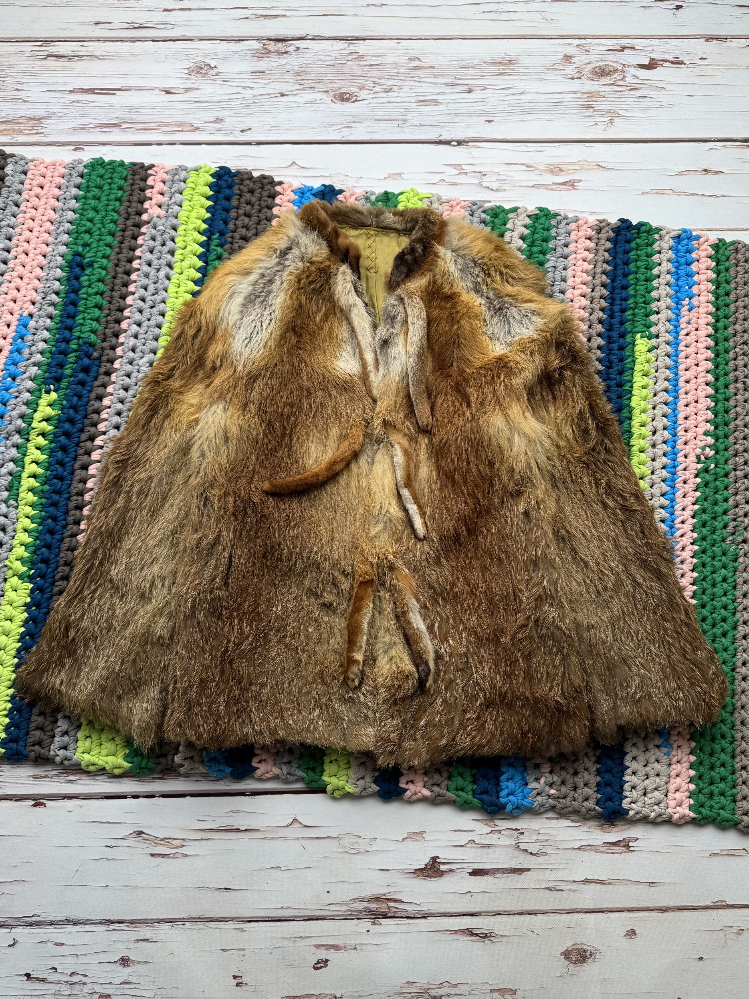 Japanese Brand Vintage Real Fur Jacket (D15) Size M / US 6-8 / IT 42-44 - 1 Thumbnail