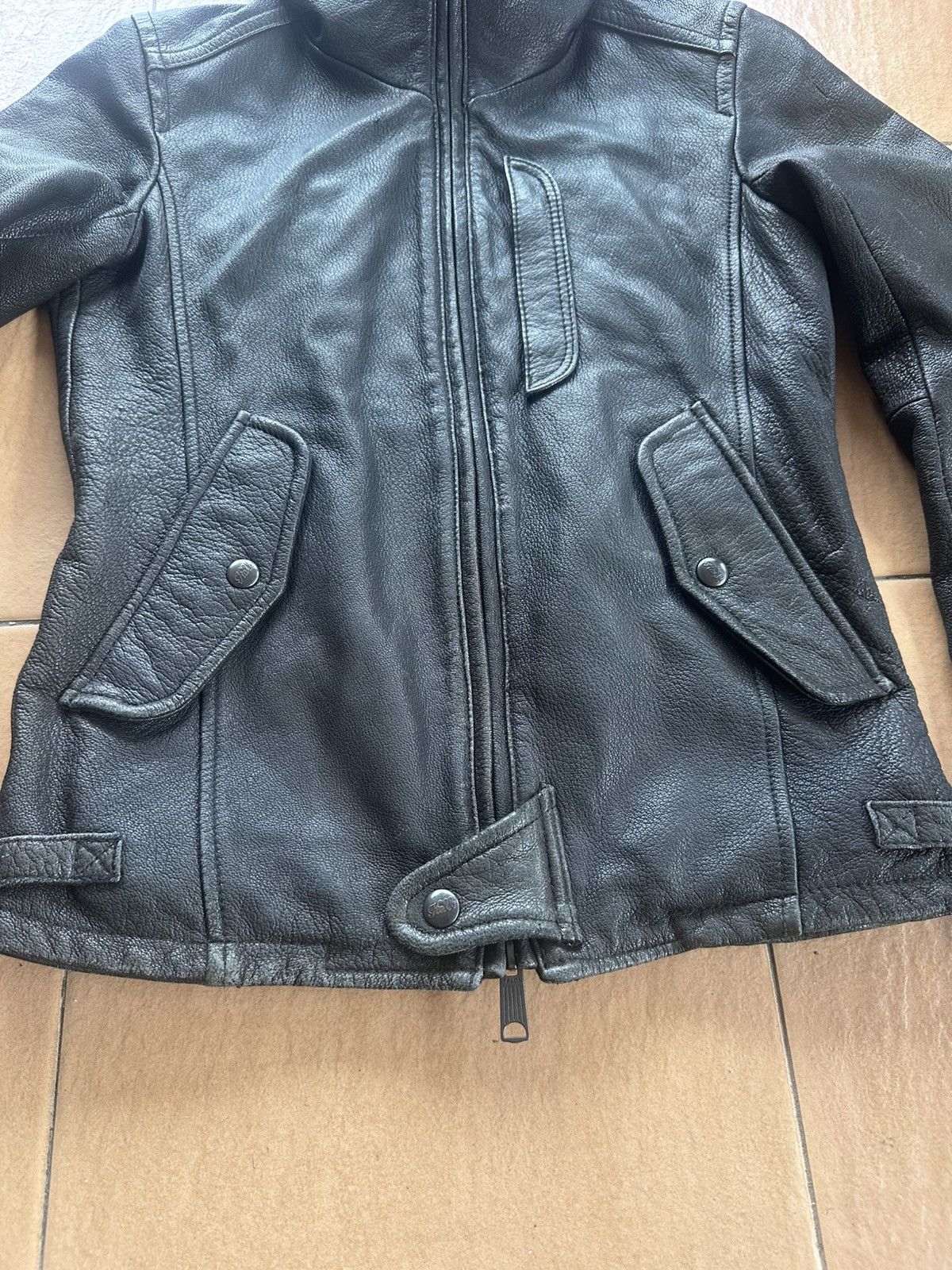 Ekam Rare 2000s Halb Goatskin Leather Jacket Size US M / EU 48-50 / 2 - 4 Thumbnail