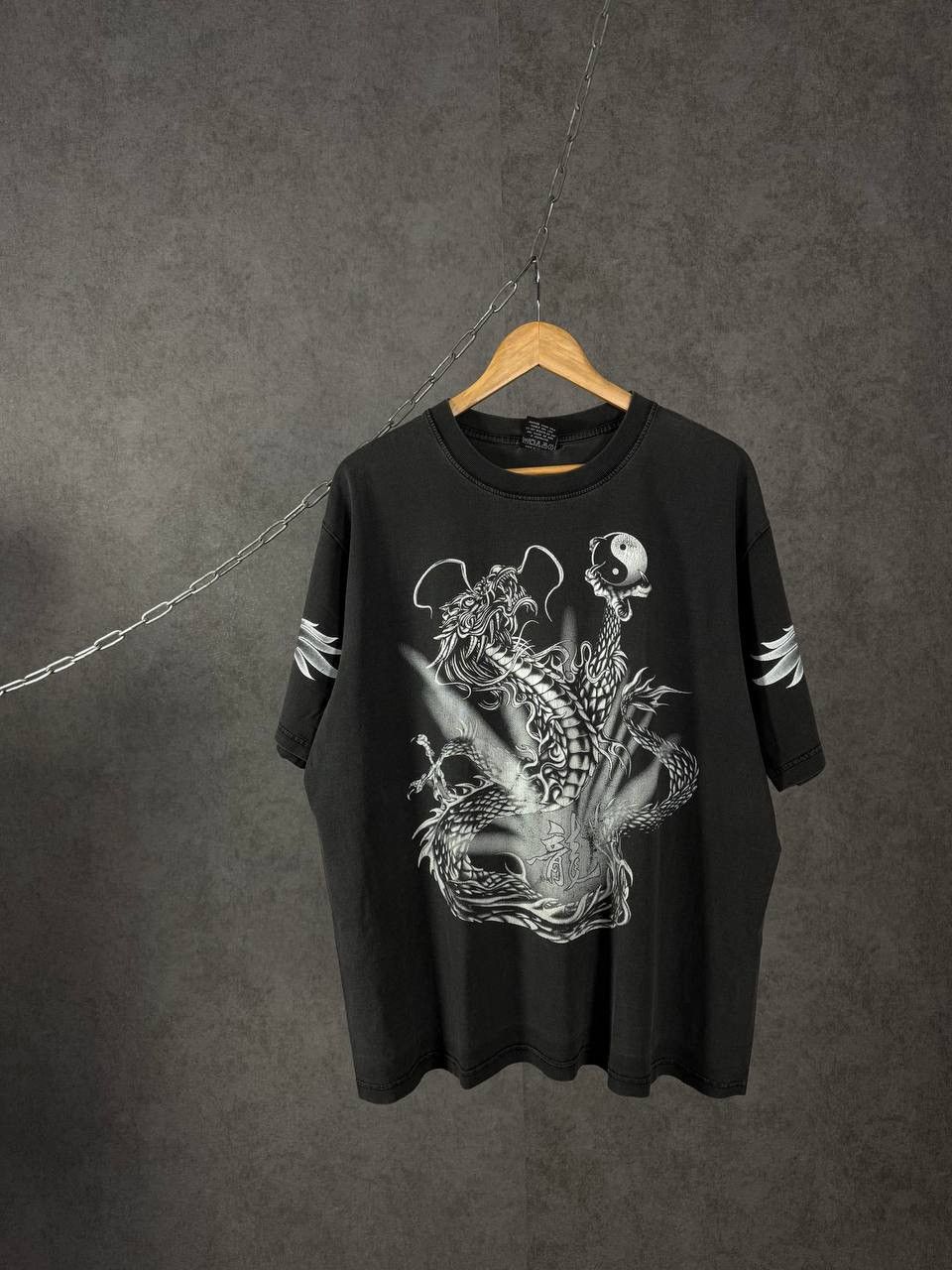 Japanese Brand Dragon Japanese overprinted tee Size US XL / EU 56 / 4 - 1 Thumbnail