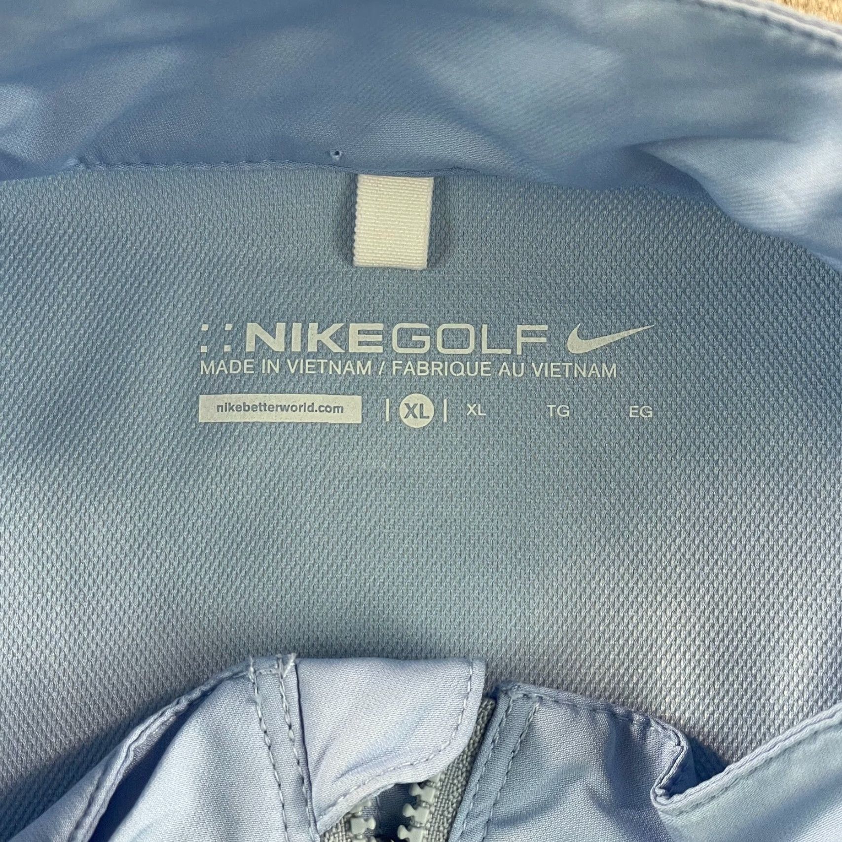 Nike Nike Wind 1/4 Zip Golf Top Men XL Blue NWOT Sport Jacket Size US XL / EU 56 / 4 - 2 Thumbnail
