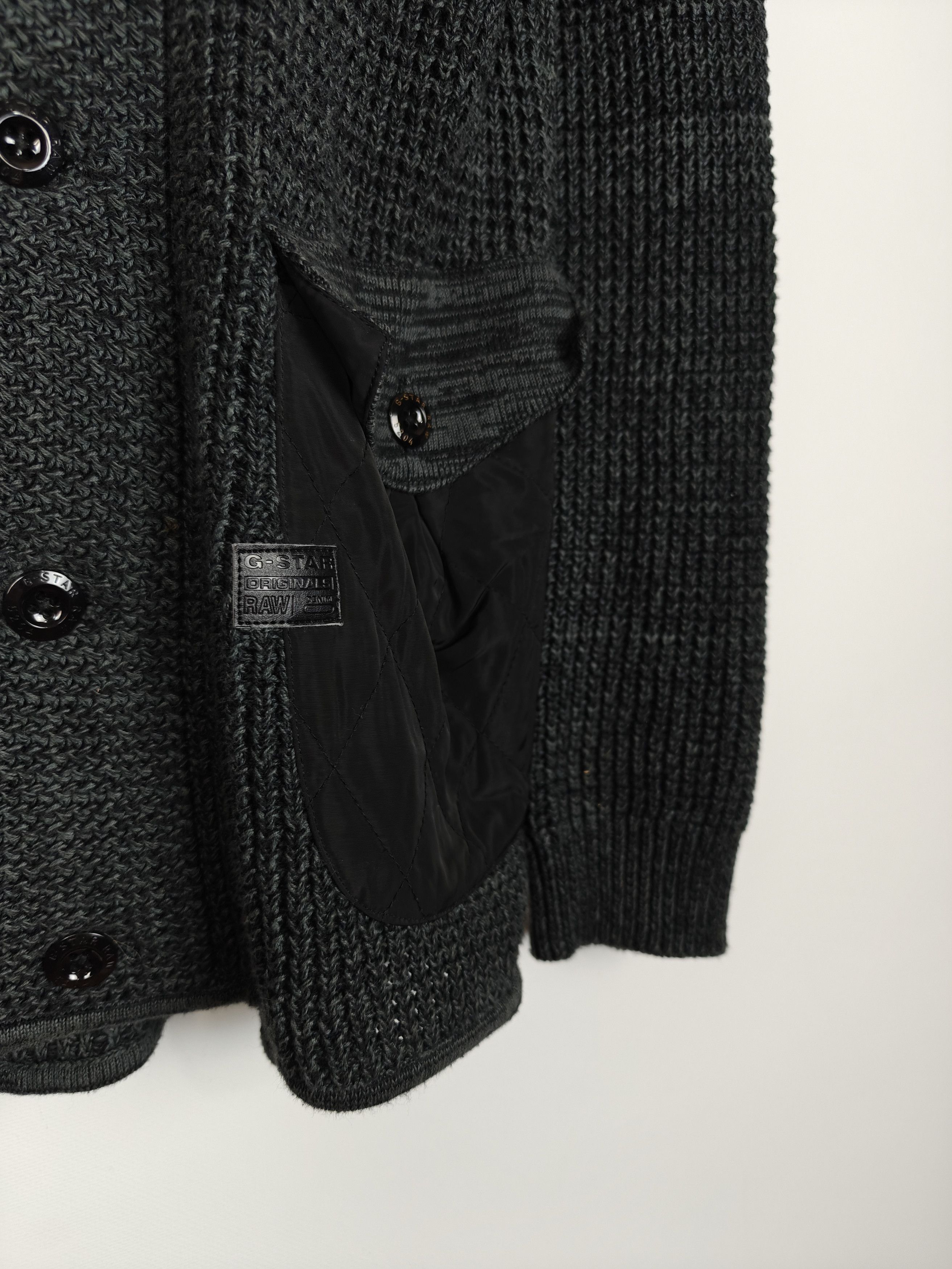 G-Star G-Star Raw Gralvent Cardigan Knit Sweater Gray size M Size US M / EU 48-50 / 2 - 4 Thumbnail