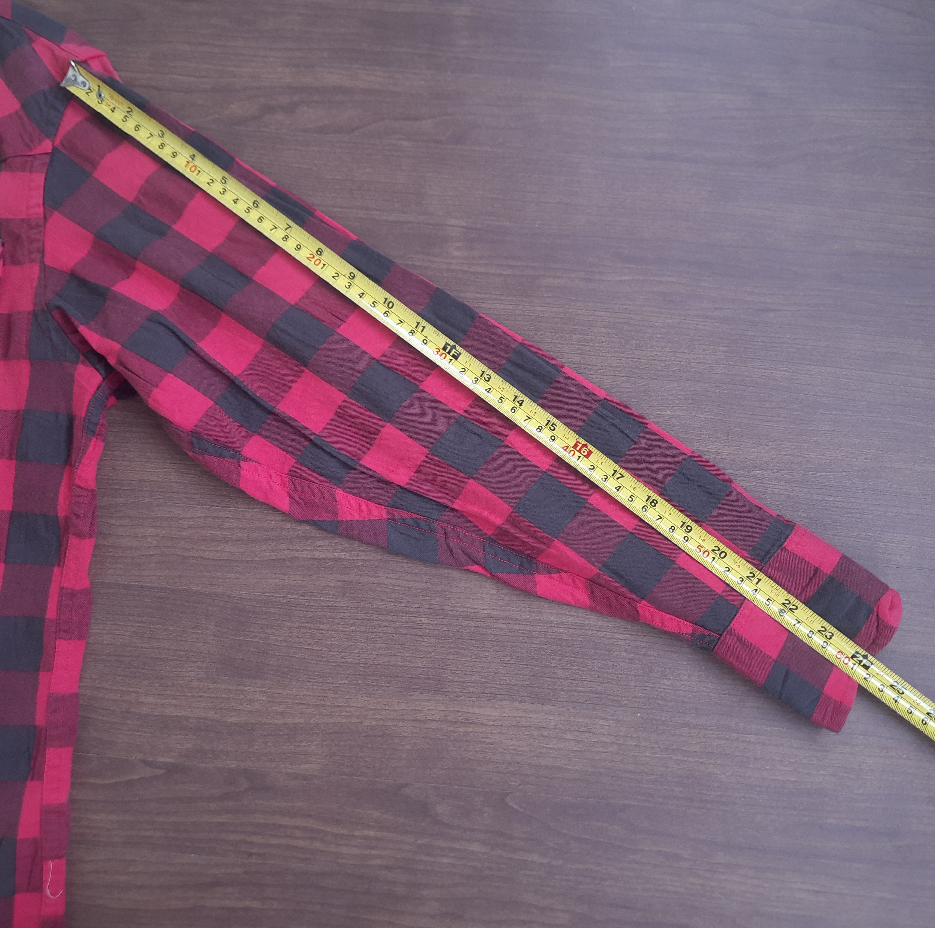 Japanese Brand Back Number x Rough Plaid Shirts Size US M / EU 48-50 / 2 - 12 Thumbnail
