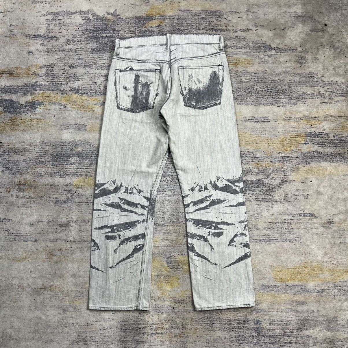 Issey Miyake AW2007 Issey Miyake A-poc Galaxy denim pants Size US 30 / EU 46 - 2 Thumbnail