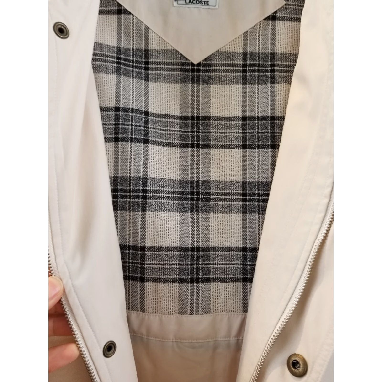 Lacoste VINTAGE Lacoste Beige Light Weather Jacket Coat SZ Large Coat Men L Beige 90s Overcoat Mens Size US L / EU 52-54 / 3 - 7 Thumbnail