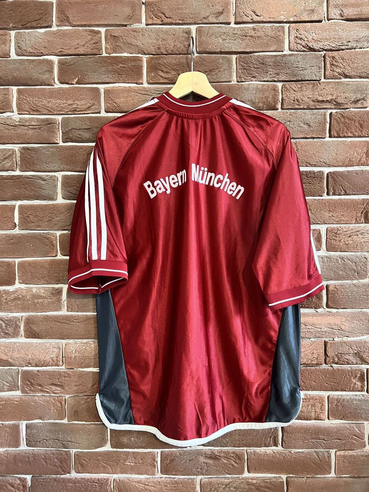 Adidas Rare Vintage 00s Adidas Bayern Munich Jersey Football Size US L / EU 52-54 / 3 - 2 Thumbnail