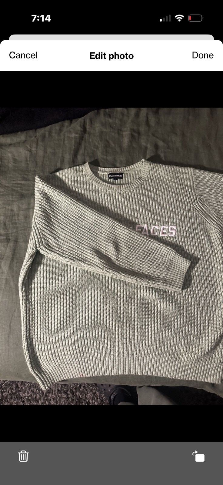 Places + Faces Places + faces green knitted sweater size L Size US L / EU 52-54 / 3 - 2 Thumbnail