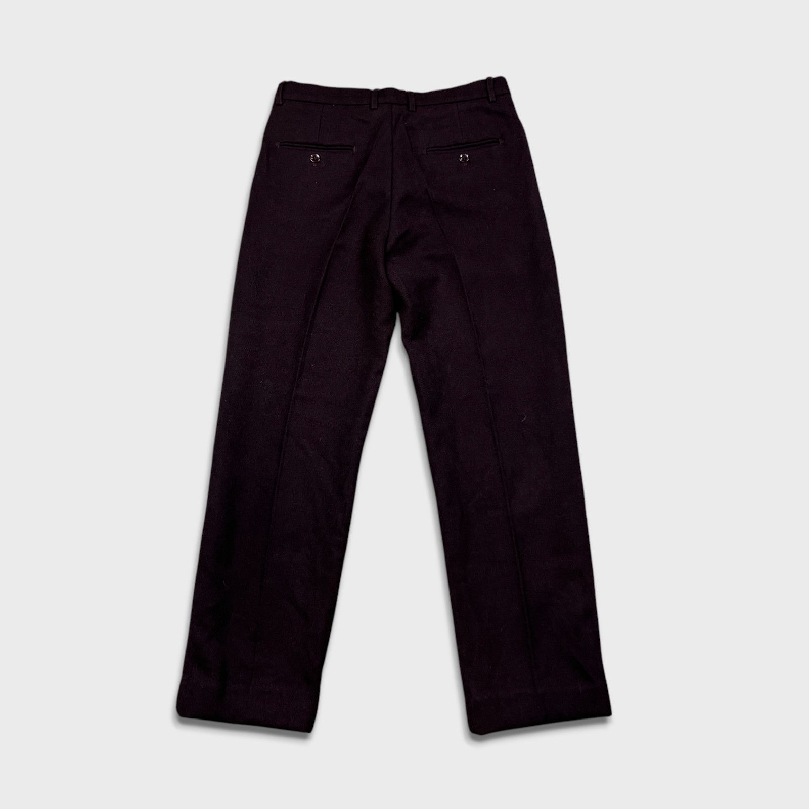 Vintage Vintage Dress Pants 30x27 Straight Hemmed Leg 90s Trousers Size US 30 / EU 46 - 5 Thumbnail