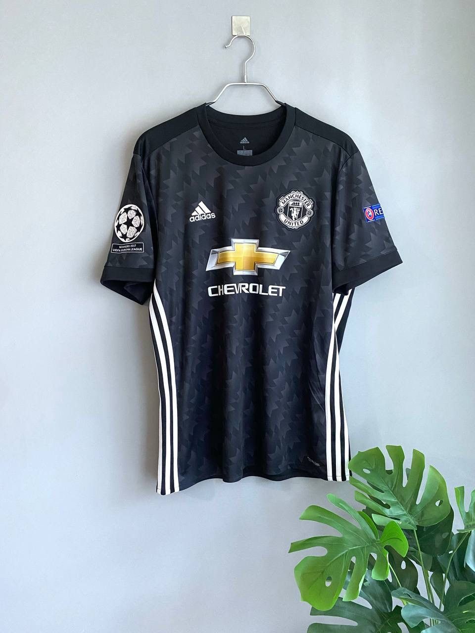 Adidas Adidas Manchester United 2017/18 Soccer Jersey Champions League Patch #9 Lukaku Size US L / EU 52-54 / 3 - 1 Thumbnail