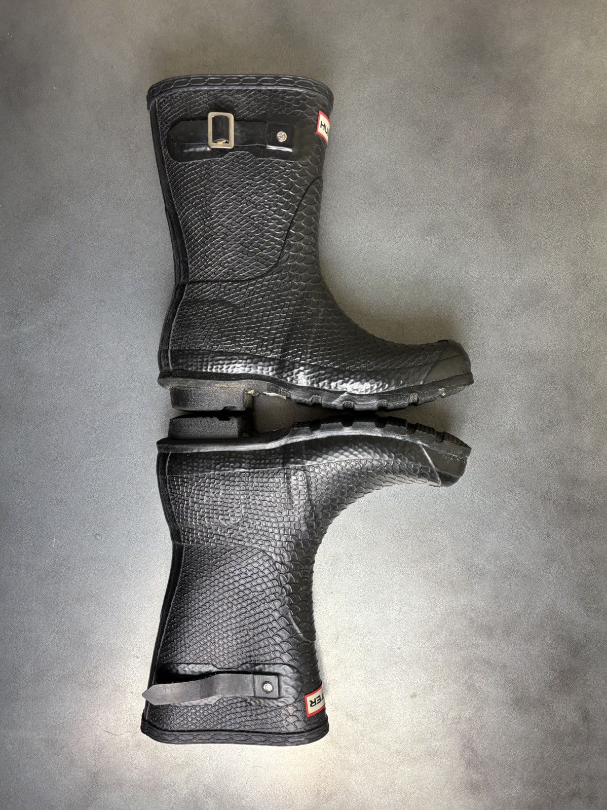 Hunter Hunter Carnaby Boa Short Hunter Boots Rain Snake Rain Rubber Size US 7 / IT 37 - 13 Thumbnail