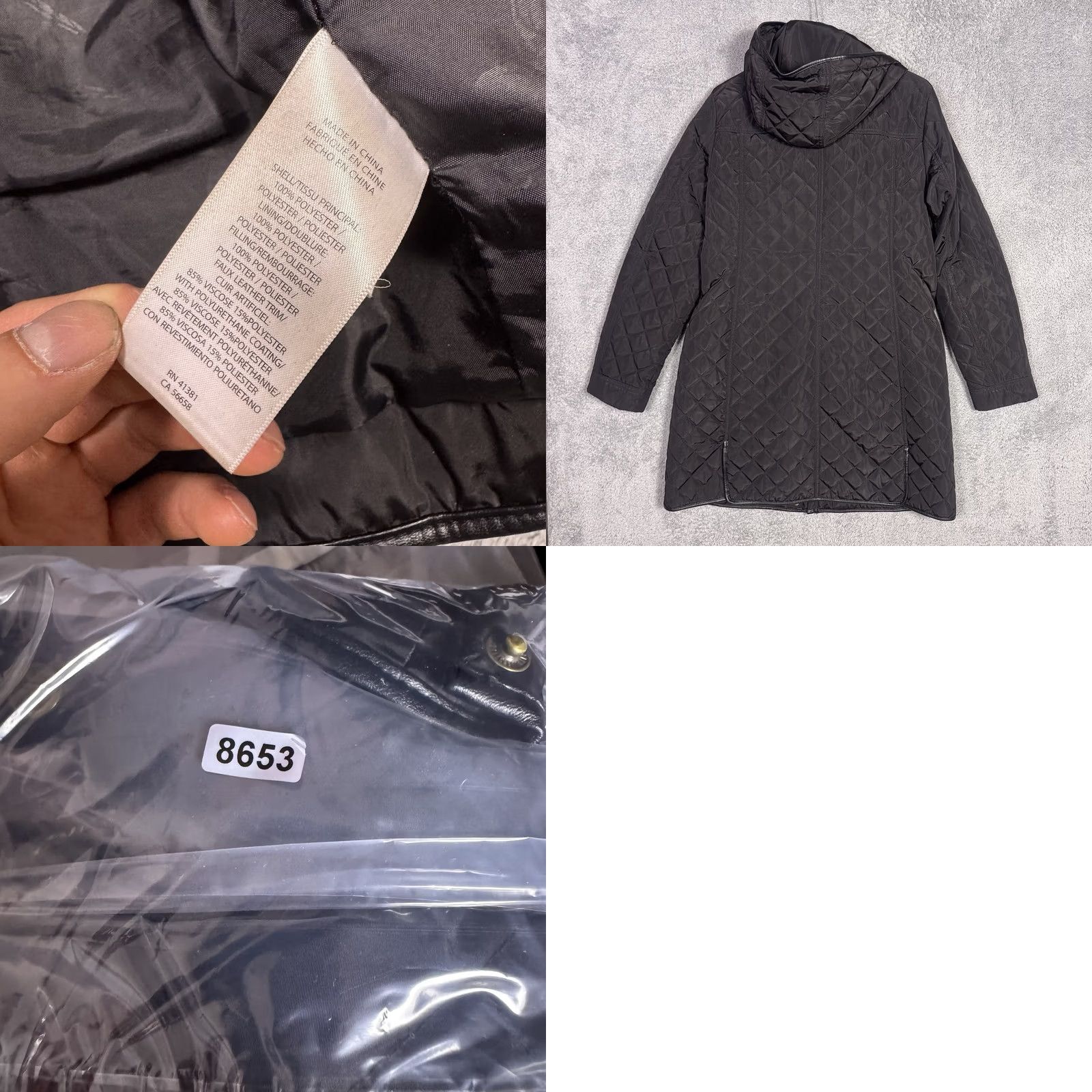 Ralph Lauren Ralph Lauren Jacket Women M Diamond Quilted Equestrian Barn Puffer Hood Full Zip - Black Label Size M / US 6-8 / IT 42-44 - 9 Thumbnail