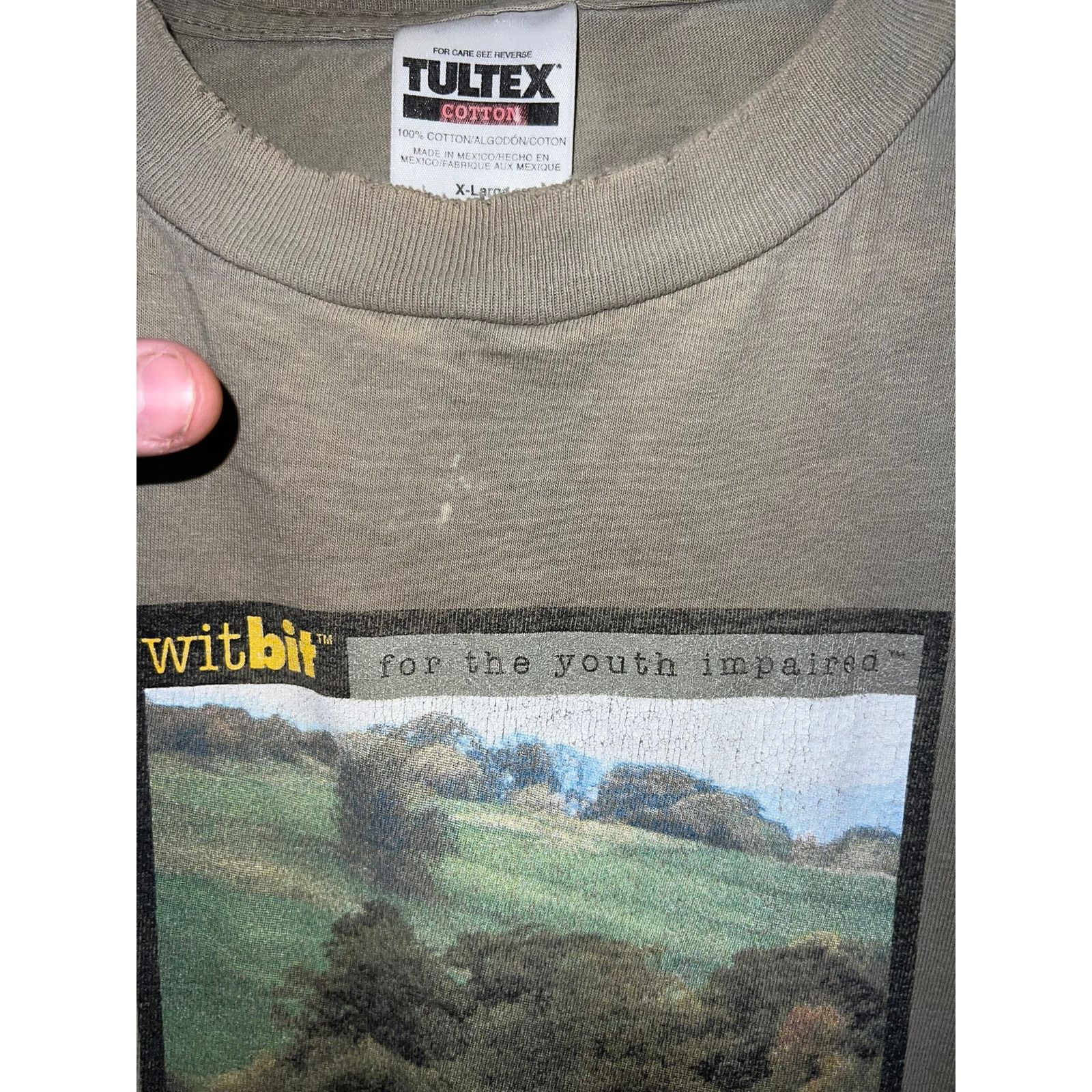 Tultex Vintage Witbit Shirt Youth Impaired Hill Cartoon Comic XL Size US XL / EU 56 / 4 - 6 Thumbnail