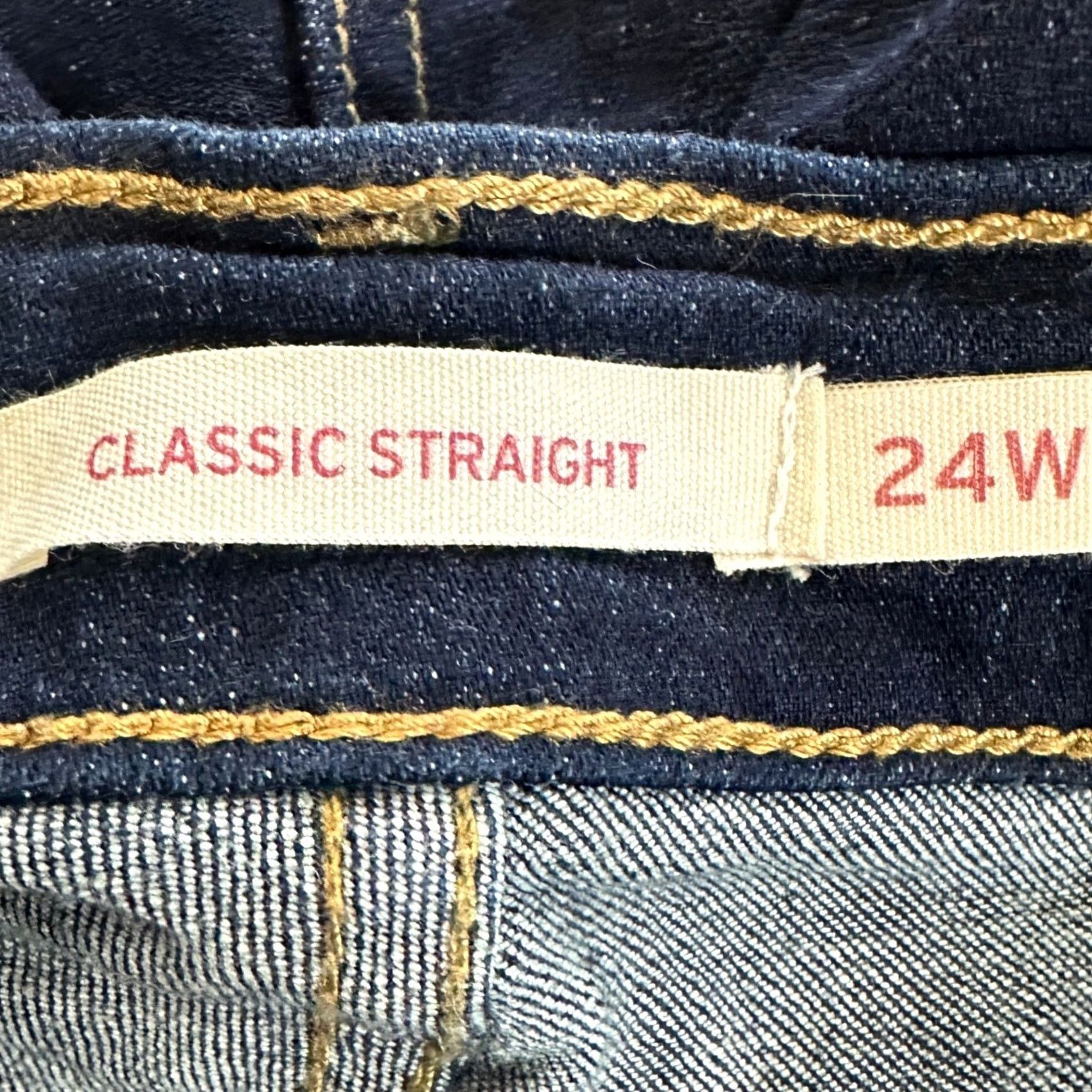 Levi's Levis Jeans Blue Mid Rise 5 Pockets Classic Straight Womens Denim NEW Size 42" / US 20 - 3 Thumbnail