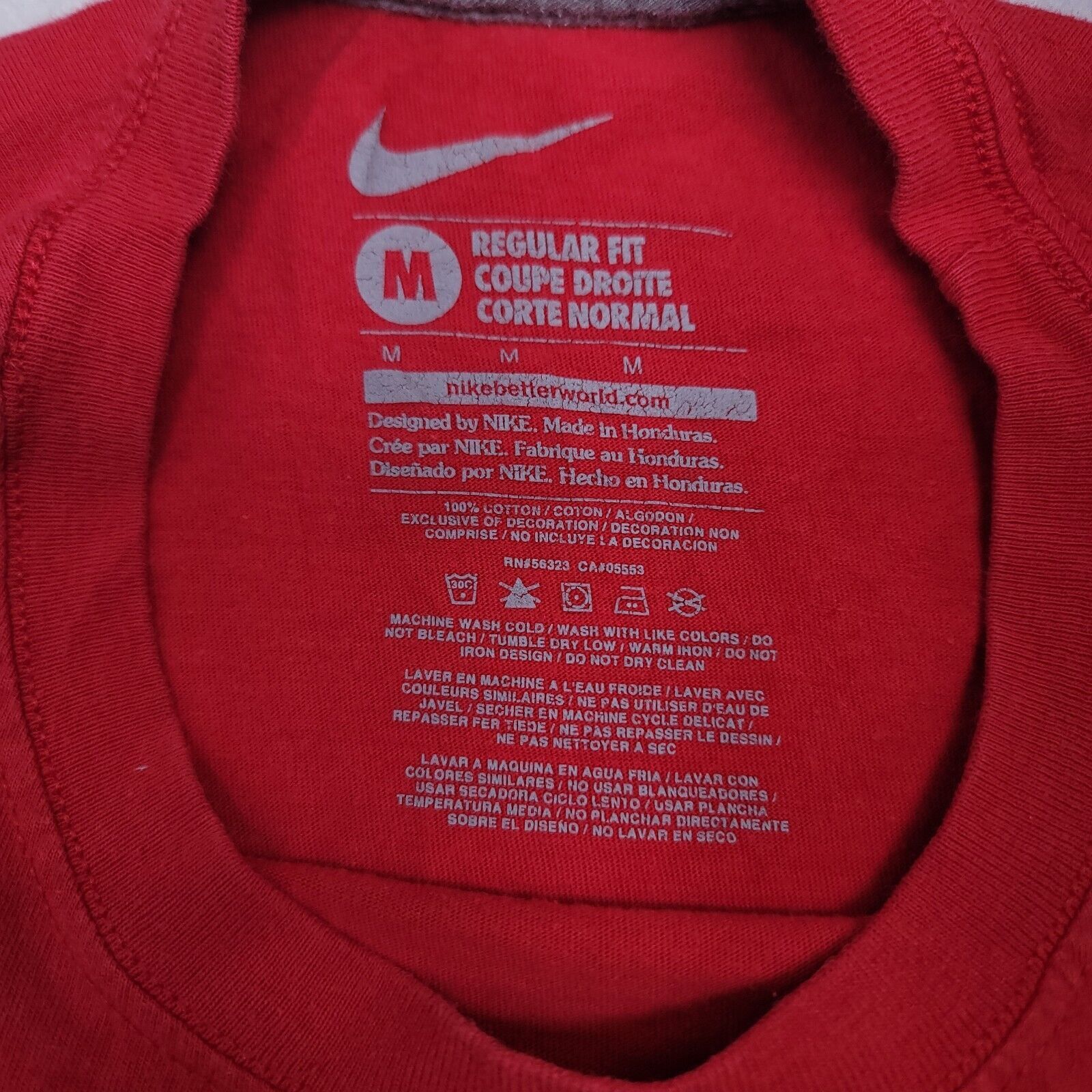 Nike Nike Casual Pullover Graphic Shirt Mens Size Medium M Red Size US M / EU 48-50 / 2 - 4 Thumbnail
