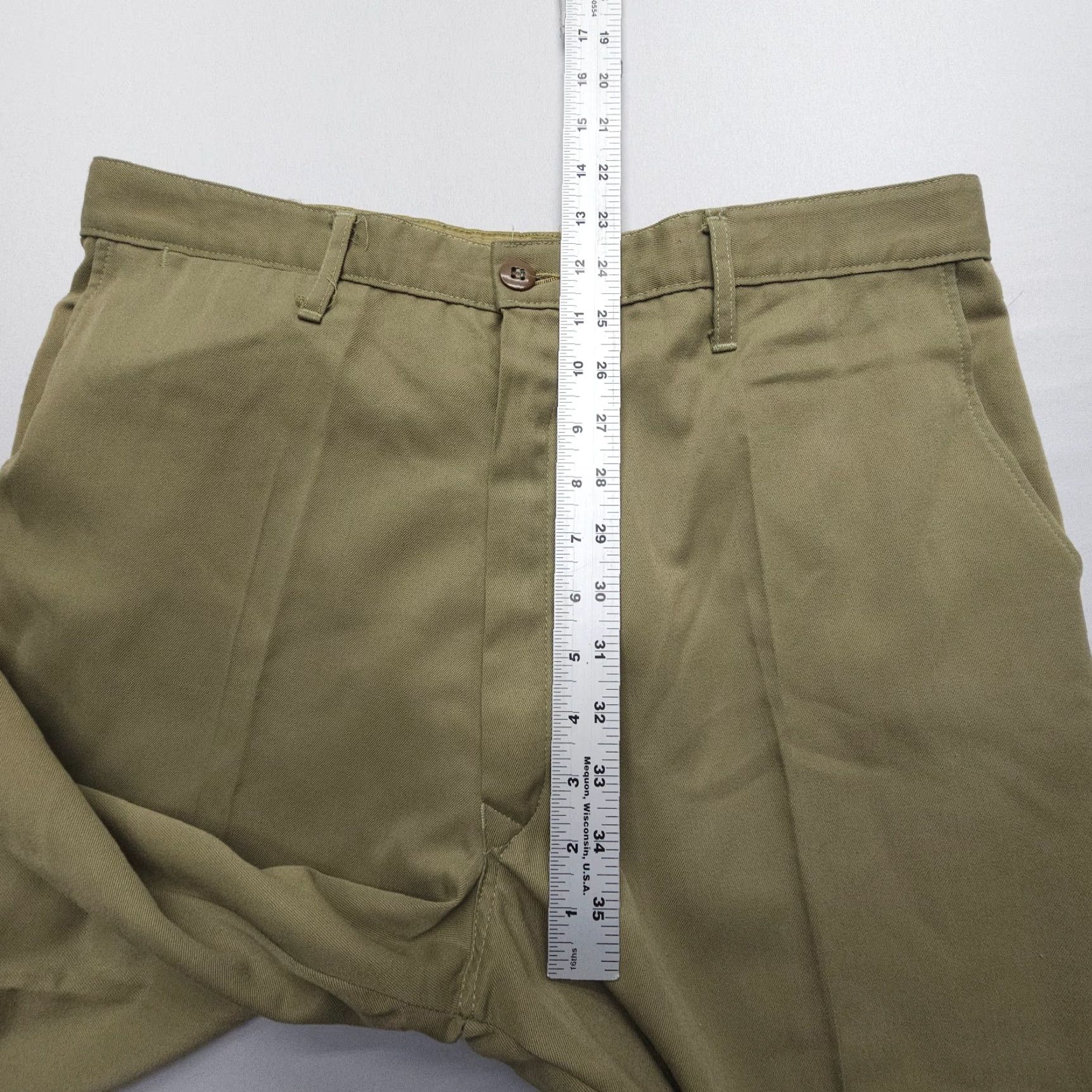 Vintage VINTAGE Boy Scouts Australia Pants Mens 34 x 31.5" Measured Green Chino Shirt Pants? Size US 34 / EU 50 - 7 Thumbnail