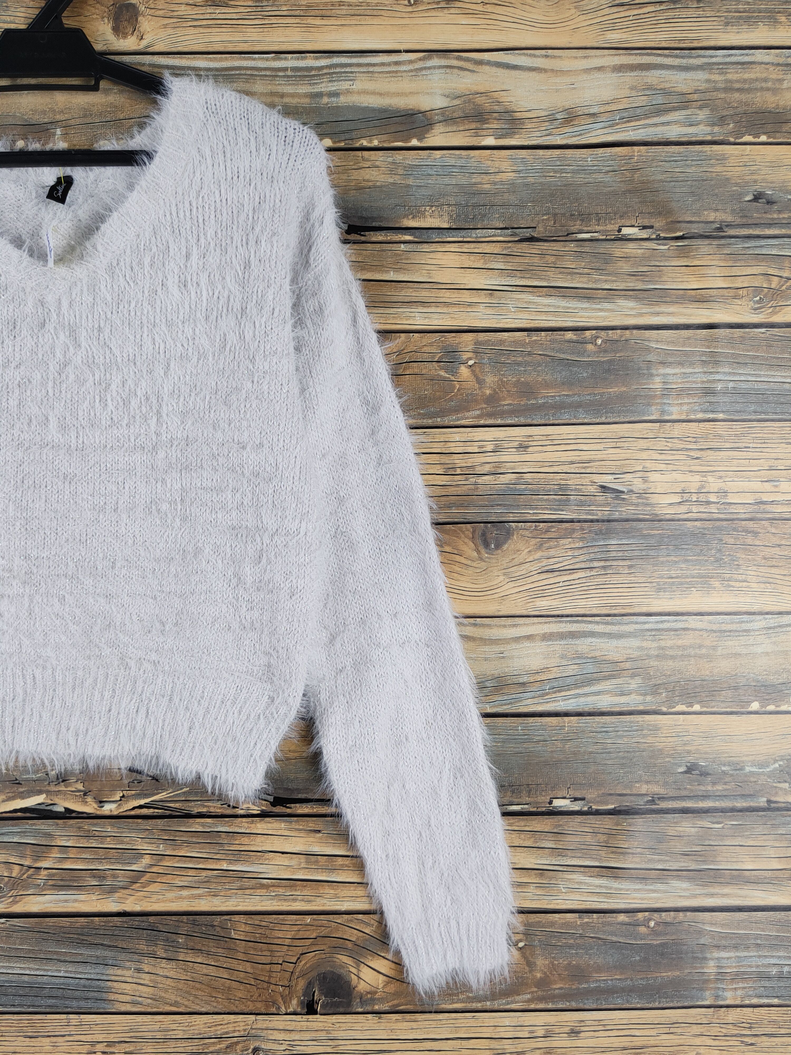 Japanese Brand Saltarse Gray Shag Shaggy Fur Mohair Knitwear #W1946 Size S / US 4 / IT 40 - 5 Thumbnail