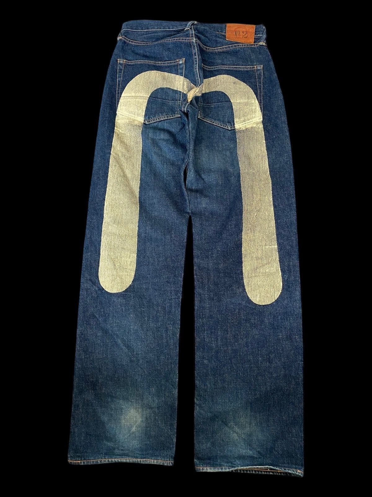 Evisu Evisu by Yamane Baggy Blue Selvedge Denim Daicock Big Logo Size US 32 / EU 48 - 2 Thumbnail