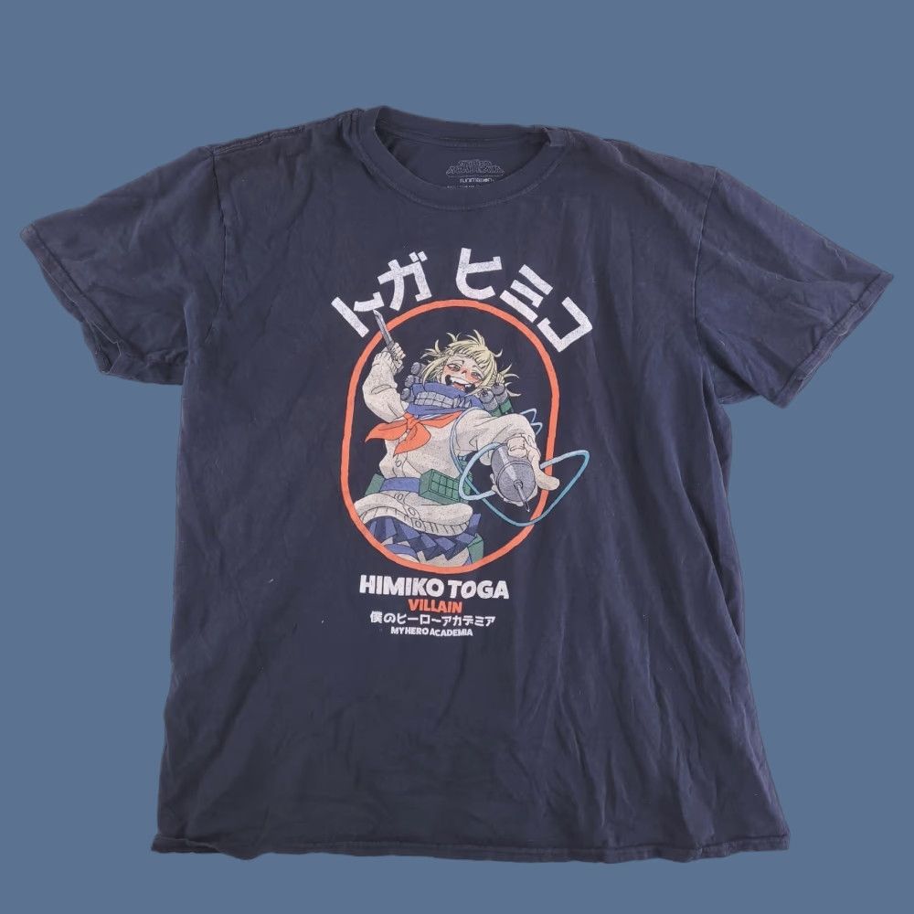 Toga Funimation Shirt Mens Large Black My Hero Academia Himiko Toga Shirt Mens L Black Hero 90s? Size US L / EU 52-54 / 3 - 1 Thumbnail