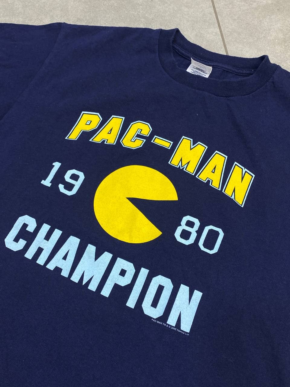 Nintendo Vintage Pac-man 1980 Champion 2005 Namco T-Shirt Size US M / EU 48-50 / 2 - 8 Thumbnail