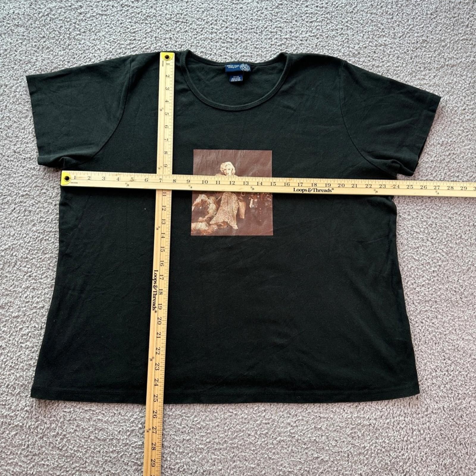 Other Venezia Jeans Marilyn Monroe Graphic T Shirt Made in USA Size 3XL / US 20-22 - 2 Thumbnail