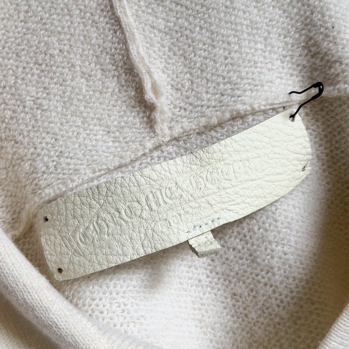 Chrome Hearts Chrome Hearts Cashmere Life Sentence Embroidered Knit Hoodie Size US M / EU 48-50 / 2 - 6 Thumbnail