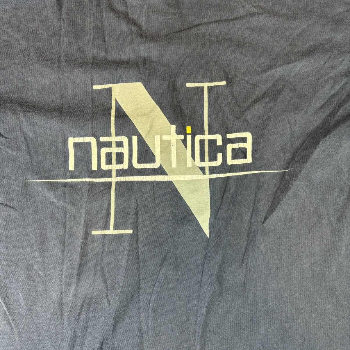 Nautica Y2k navy nautica Tshirt Size US L / EU 52-54 / 3 - 3 Thumbnail