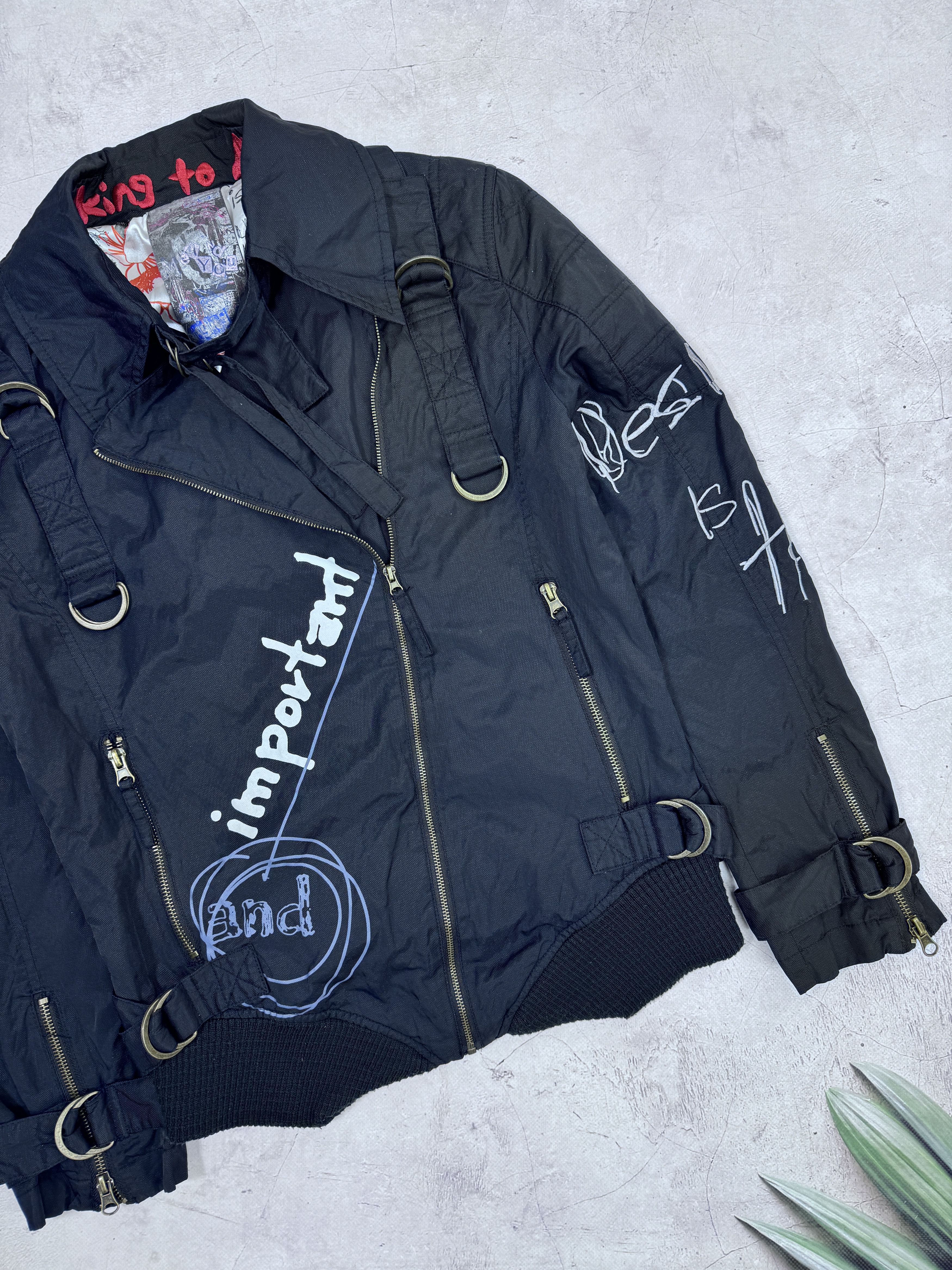 Designer × Desigual Desigual Bomber Jacket Avant Garde Style Womens / Ladies Size M / US 6-8 / IT 42-44 - 6 Thumbnail