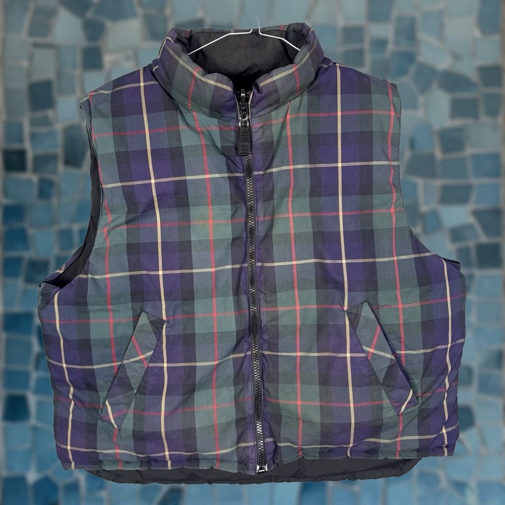 Eddie Bauer VINTAGE Eddie Bauer Vest Mens XL Tartan Plaid Reversible Quilted Puffer Down Classic Outdoor Size US XL / EU 56 / 4 - 1 Thumbnail
