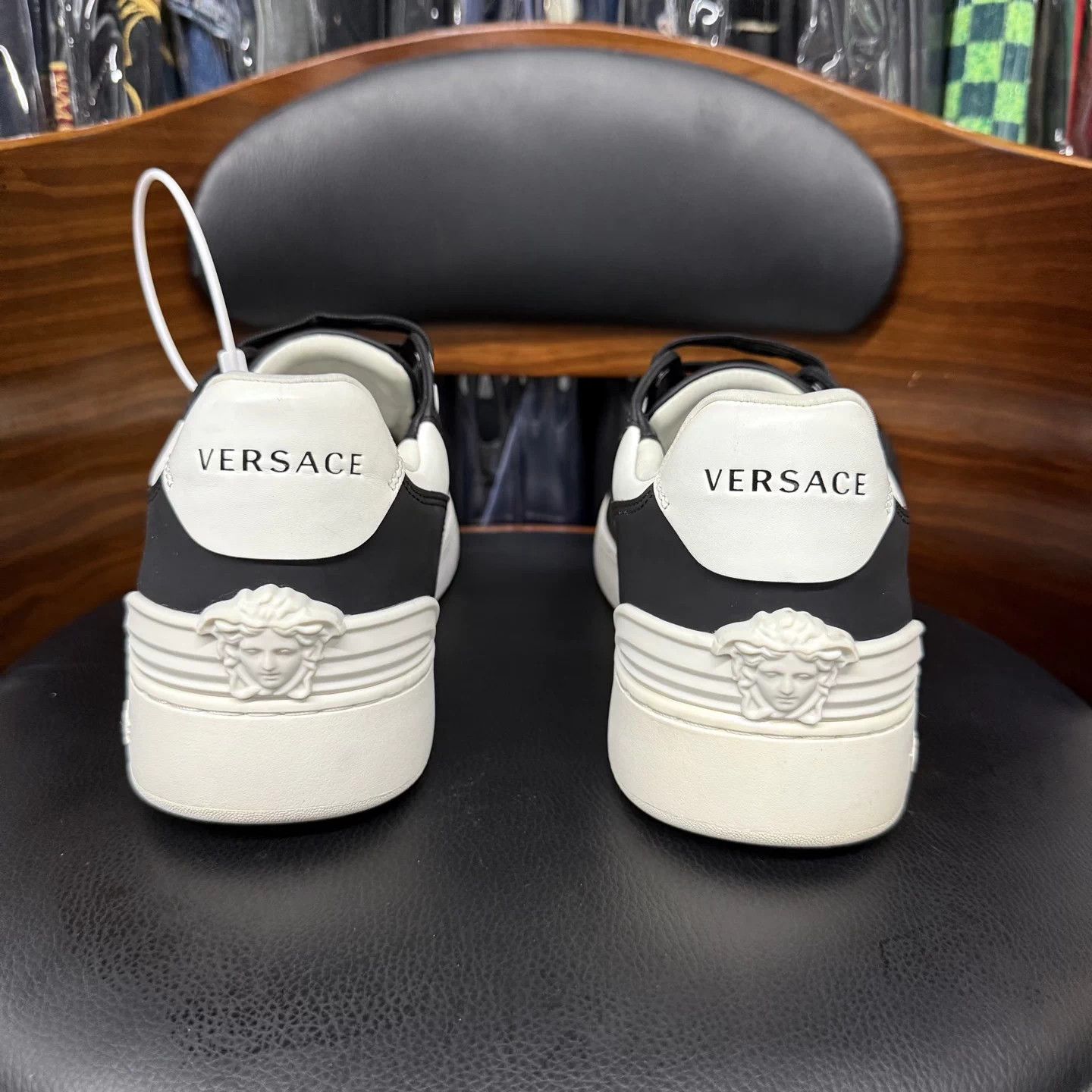 Versace Versace Medusa panda platform sneakers 43 98new Size US 10 / EU 43 - 3 Thumbnail