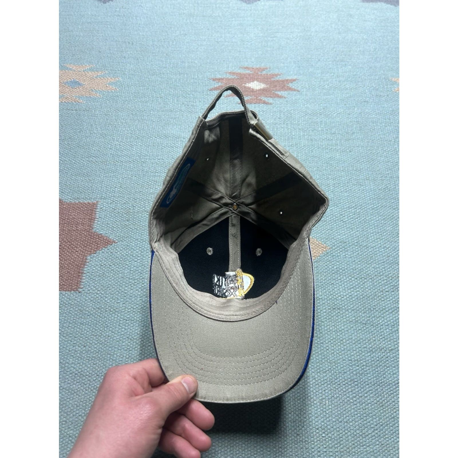 Vintage VINTAGE Ocean Baseball Cap Men Adjustable Beige Maui Hawaii Tiki Surf Beach Ocean Cap Hats Mens Size ONE SIZE - 5 Thumbnail