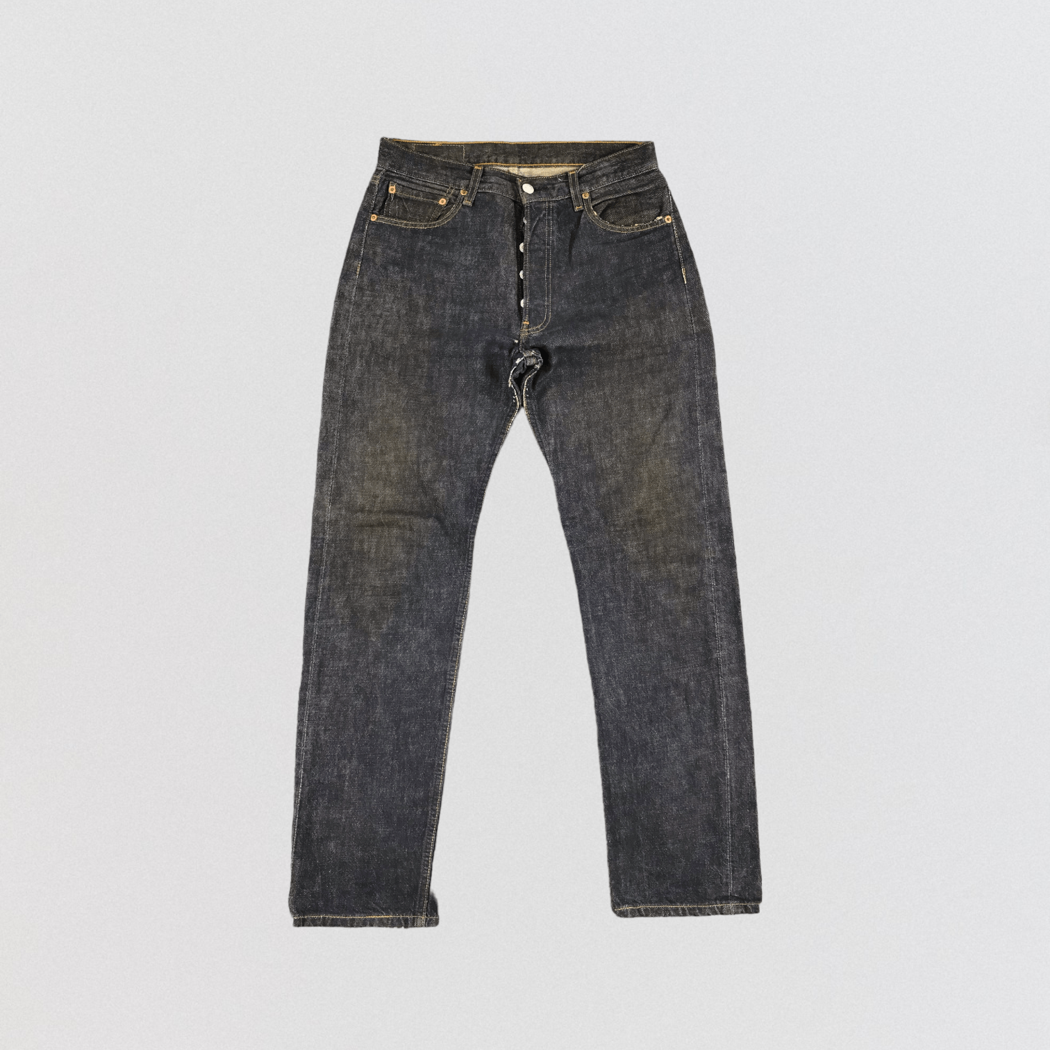 Levi's Vintage 90s Distress Levis 501 Jeans-JM1516 Size US 30 / EU 46 - 1 Thumbnail