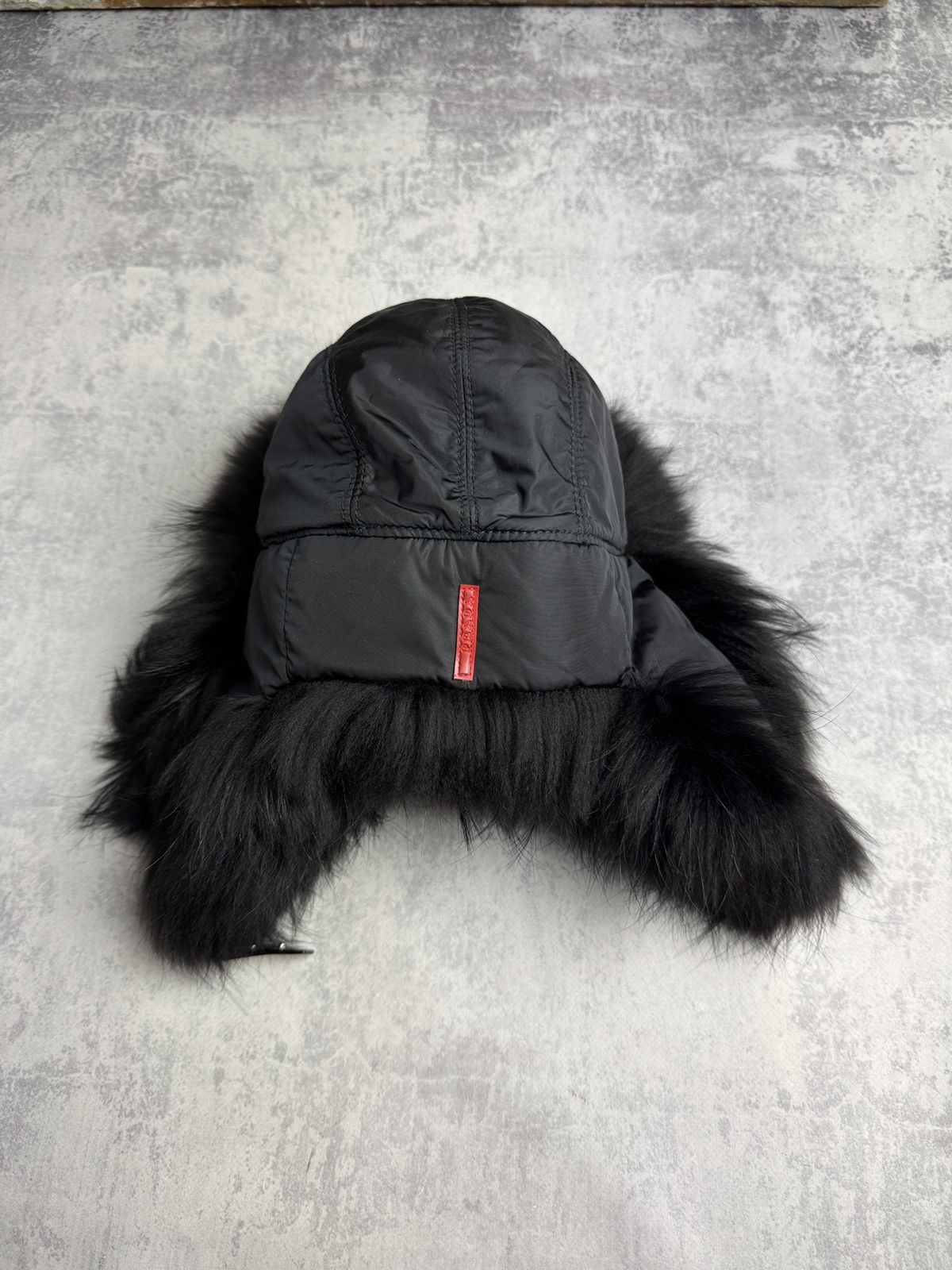 Prada Prada FW03 Asiatic Raccoon Real Fur Trapper Ushanka Hat Cap Size ONE SIZE - 6 Thumbnail