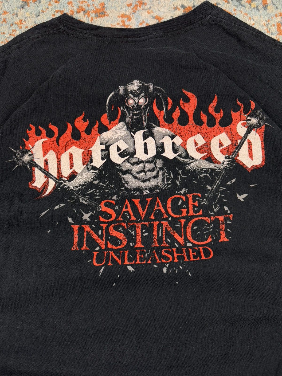 Band Tees × Vintage Vintage 00s Hatebreed savage instinct unleashed graphic tee Size US L / EU 52-54 / 3 - 8 Thumbnail