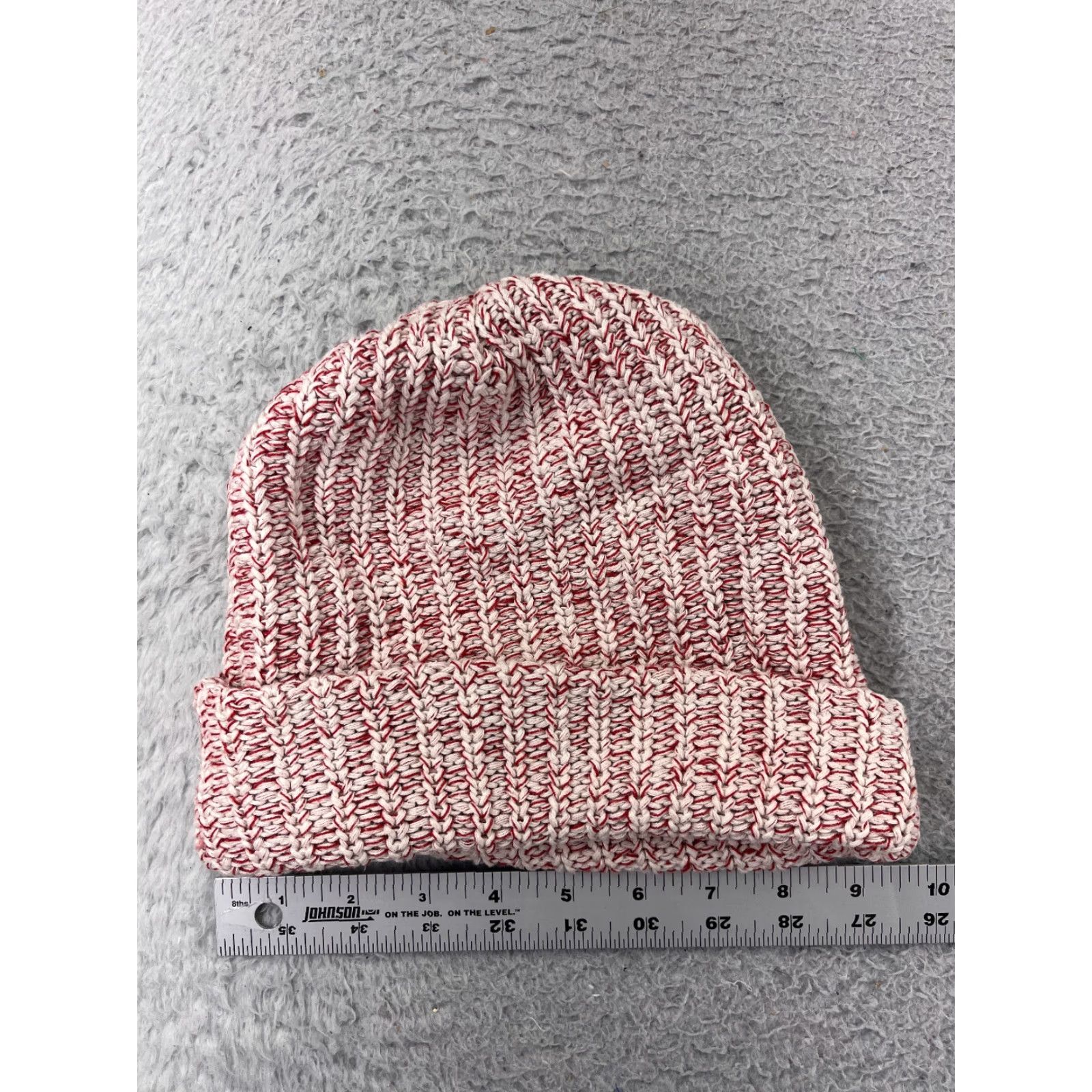 Vintage Unbranded Beanie Hat Adult One Size Red Knit Acrylic Beanie Ski Style Unisex Adults Winter Men Women Size ONE SIZE - 3 Thumbnail