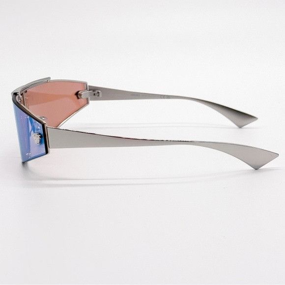 Versace NEW VERSACE MOD 2265 1000/11 SHIELD VE2265 100011 GREY BLUE Size ONE SIZE - 11 Thumbnail