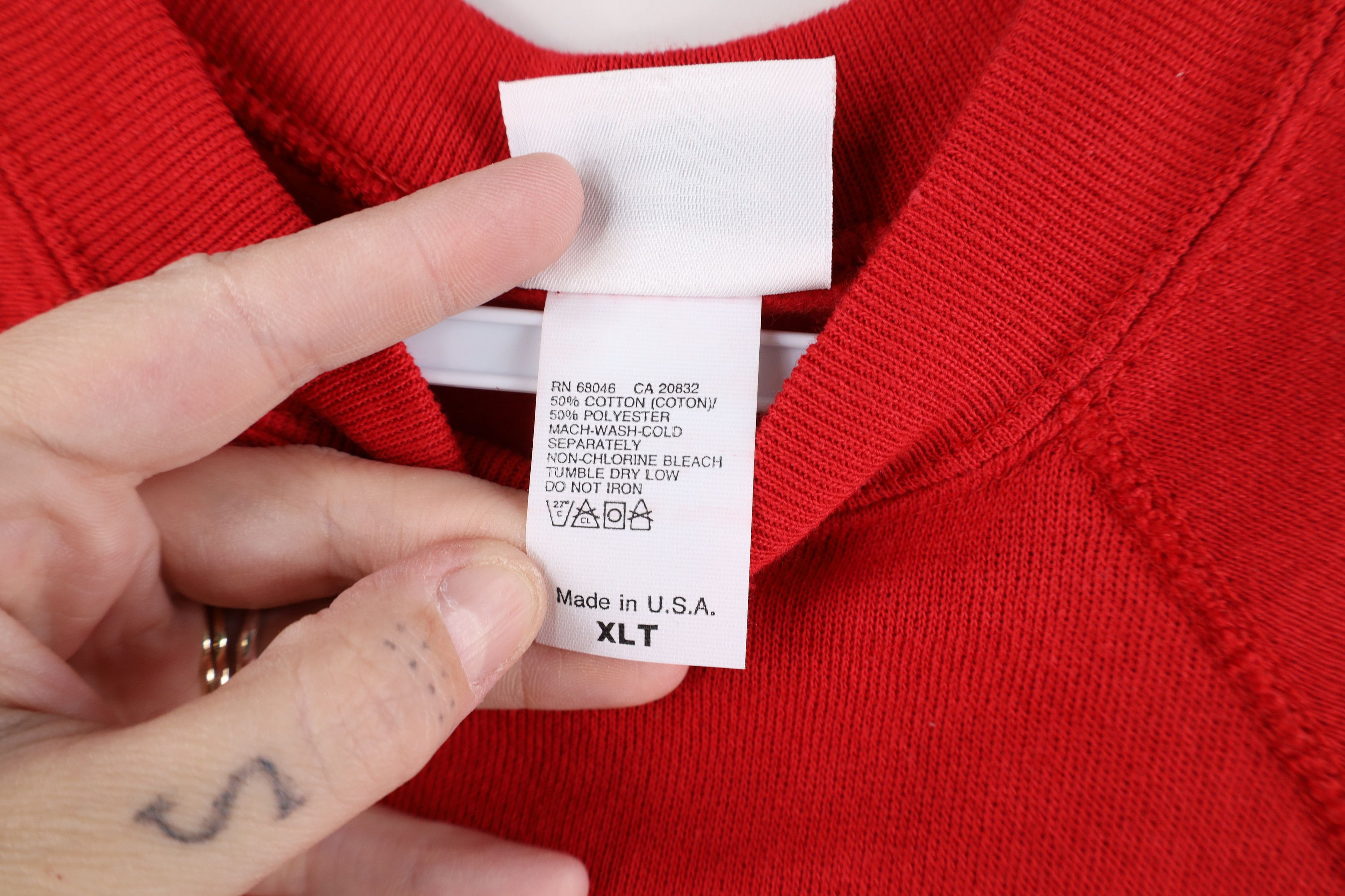 Vintage Deadstock Vintage 90s Streetwear Short Sleeve Sweatshirt USA Size US XL / EU 56 / 4 - 8 Thumbnail