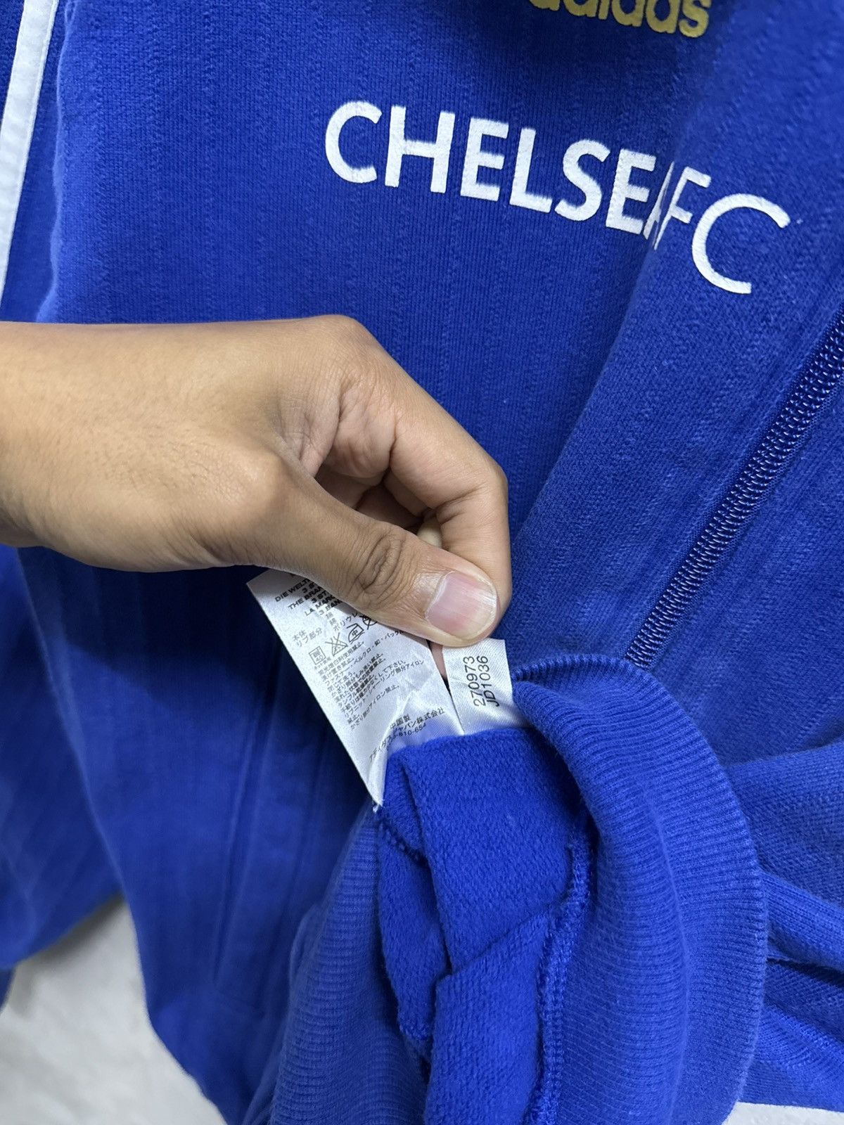 Adidas 2000s Adidas Chelsea FC 08/07 Tracktop Size US S / EU 44-46 / 1 - 7 Thumbnail