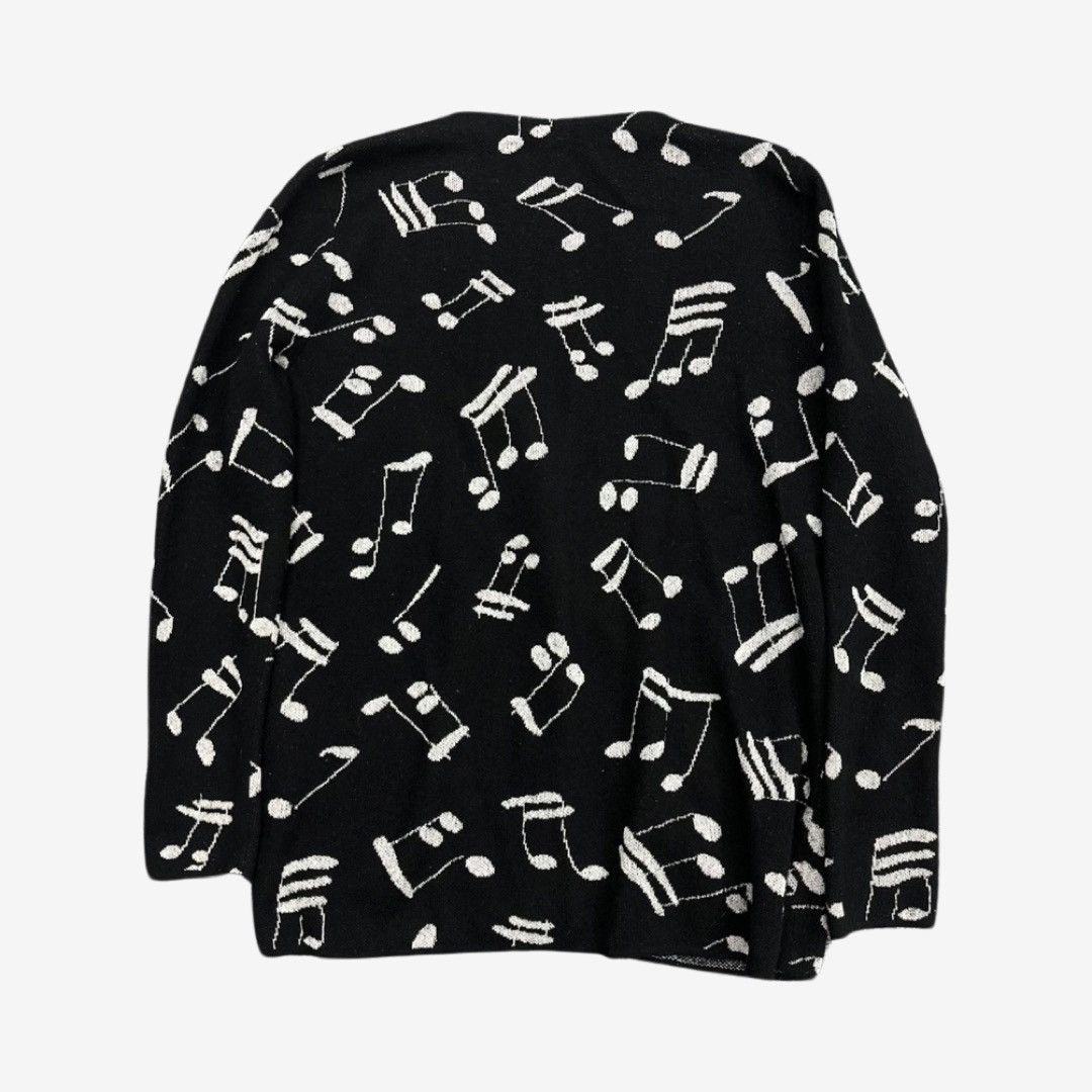 Saint Laurent Paris *RARE* Saint Laurent Paris Mohair Music Note Cardigan Sz.M Size US M / EU 48-50 / 2 - 3 Thumbnail