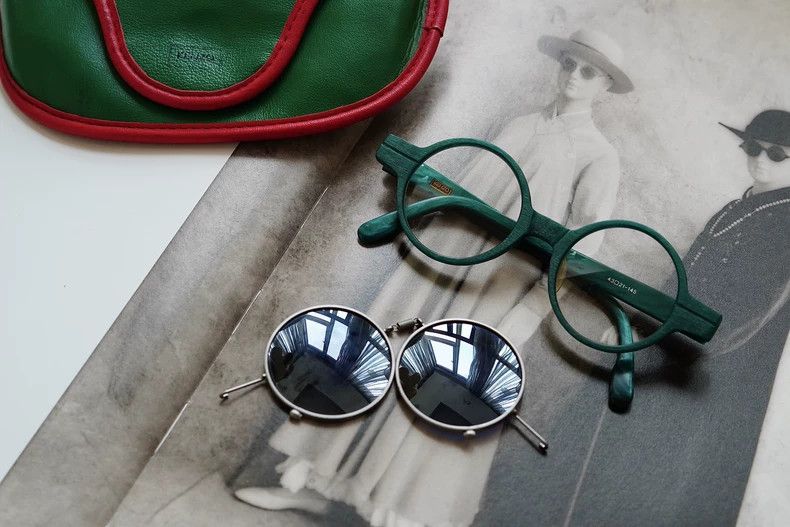 Kenzo KENZO Green celluloid pilot glasses Size ONE SIZE - 2 Thumbnail