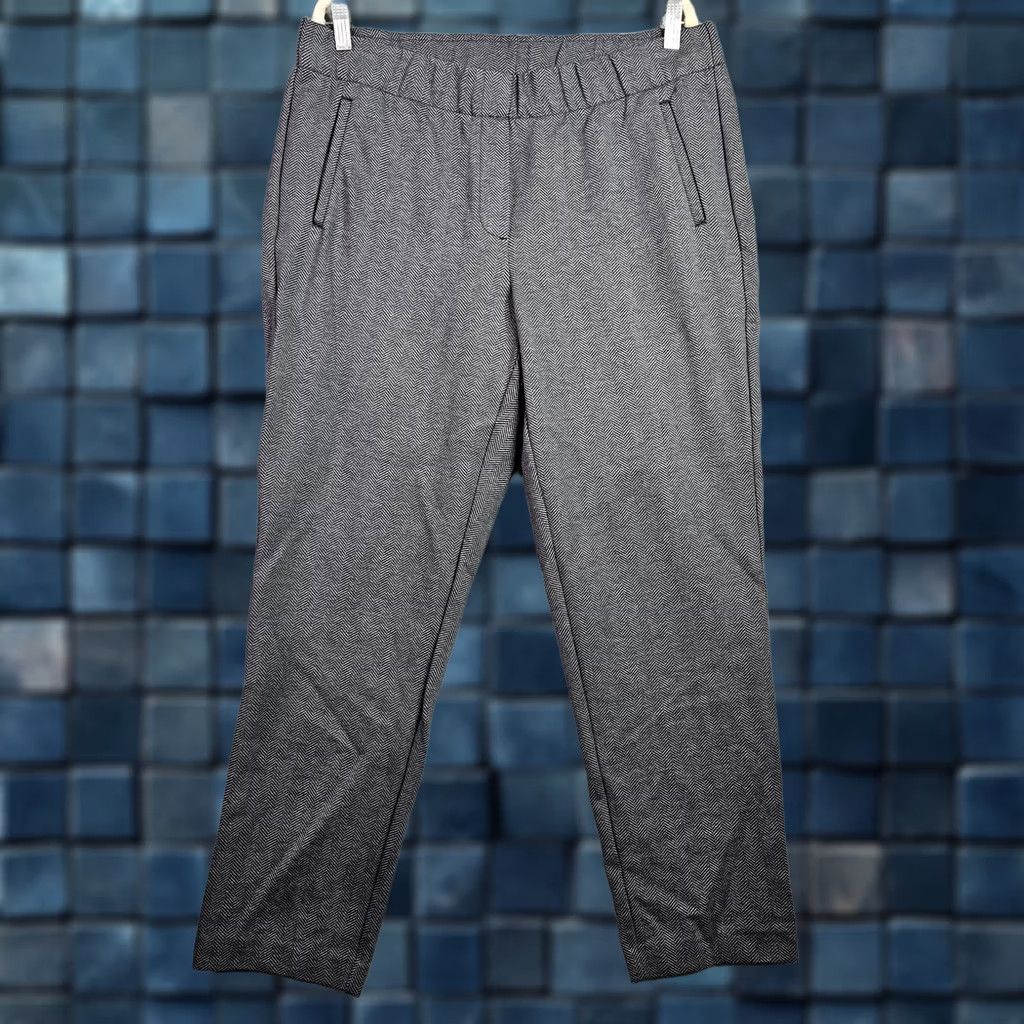 J. Jill J Jill Ponte Knit Pants Women XL Gray Pull On Stretch Career Casual Pants Size 40" / US 18 - 1 Thumbnail